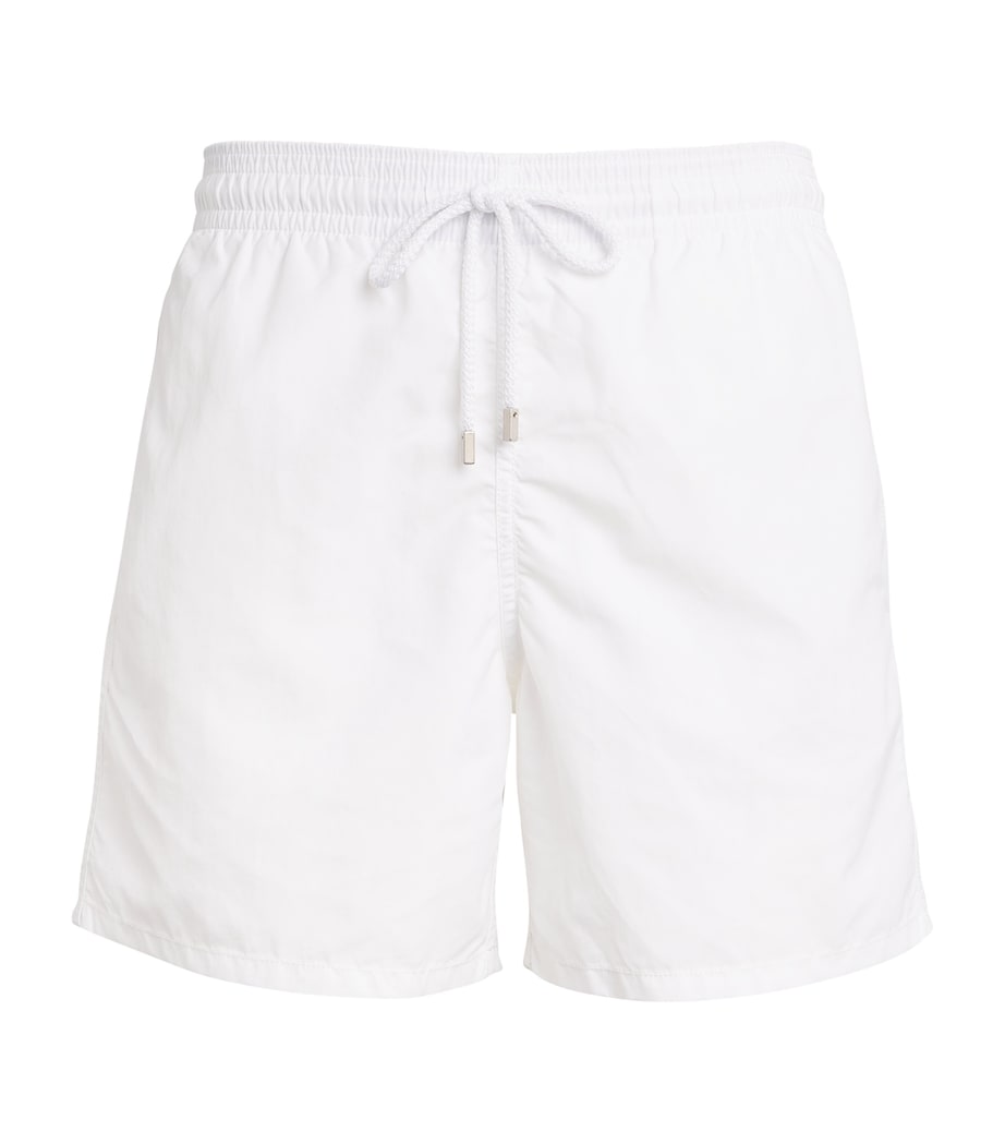 Vilebrequin Mens Moorea Swim Shorts Blanc Image 1