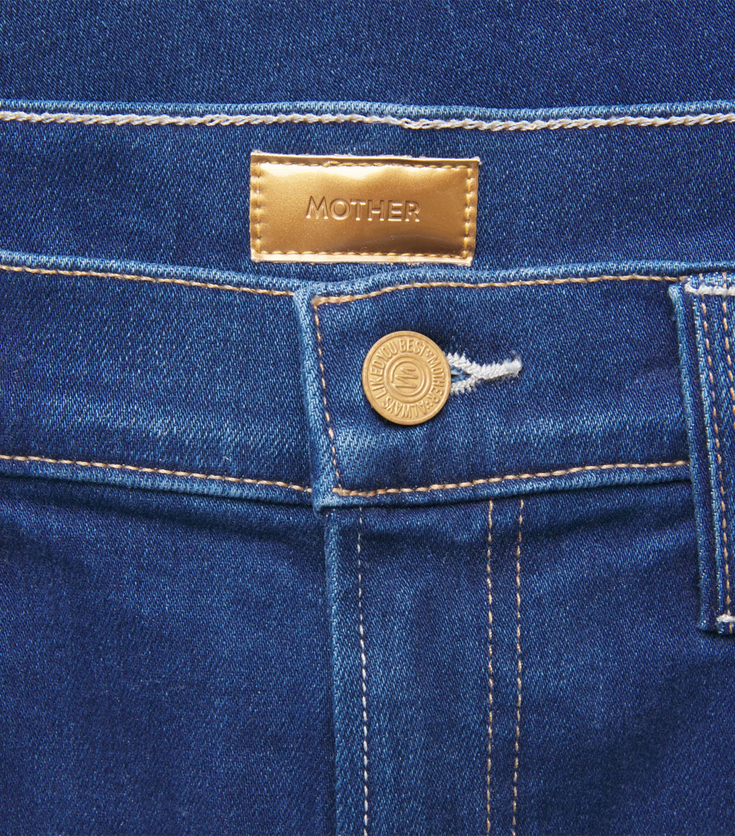 MOTHER Womens The Rambler Zip Ankle Jeans Pinkies Up Image 6