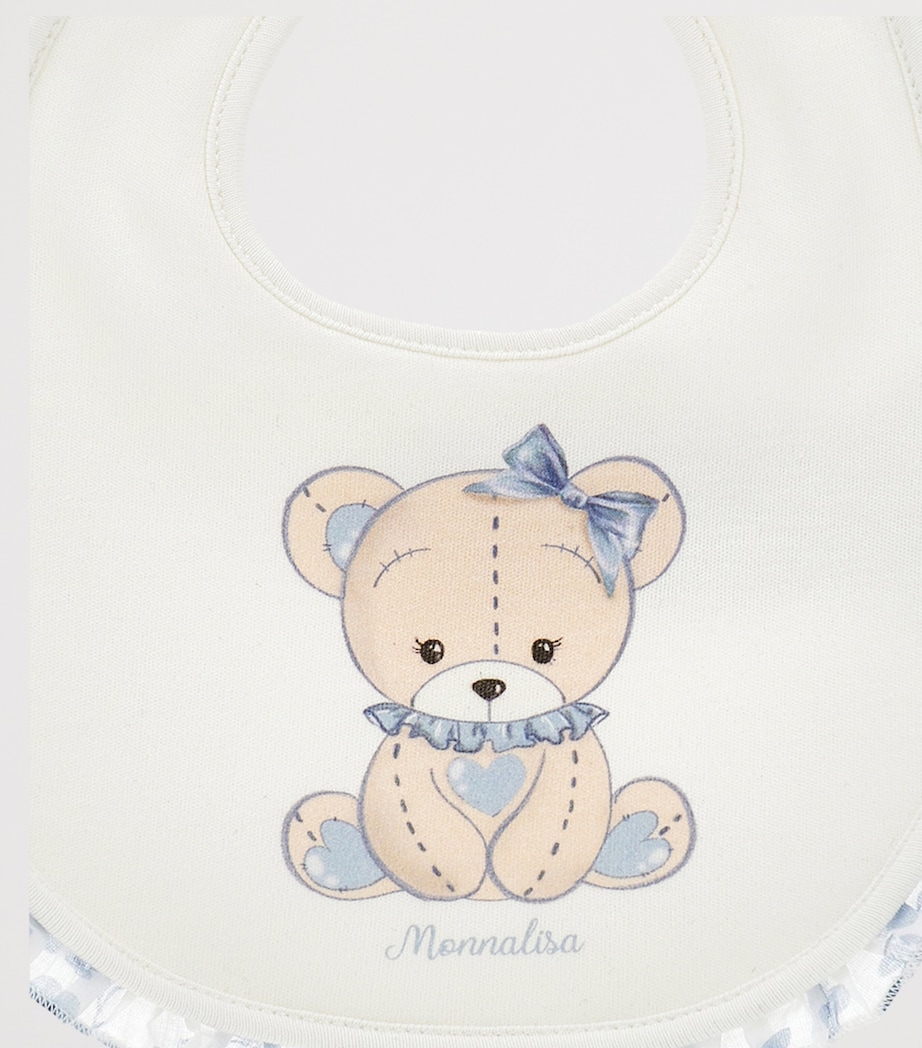 Organic Cotton Bear All-In-One, Hat and Bib Set (1-9 Months) PANNA+AVIO Image 3