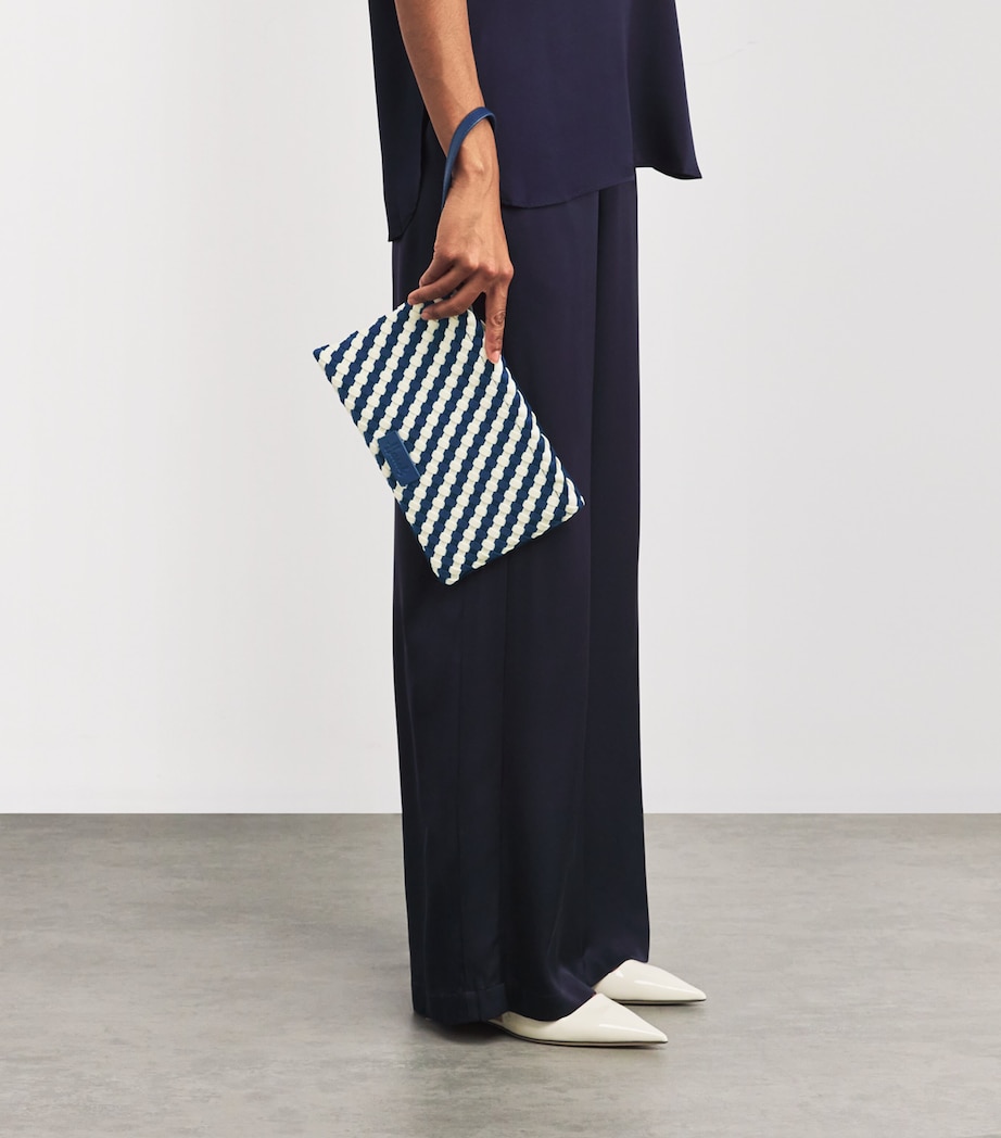 Neoprene Woven Pouch NAVY Image 5