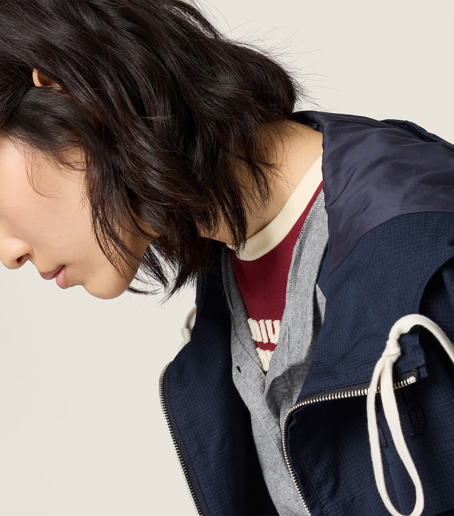 Miu Miu Womens Cotton Logo T-Shirt Image 4