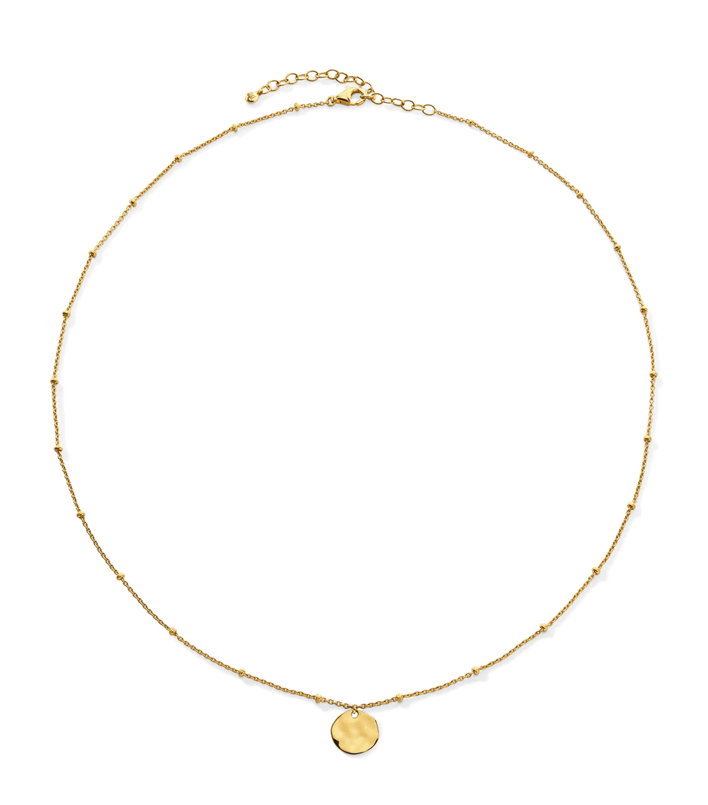 Gold Vermeil Siren Pendant Necklace 18K GOLD VERMEIL Image 1
