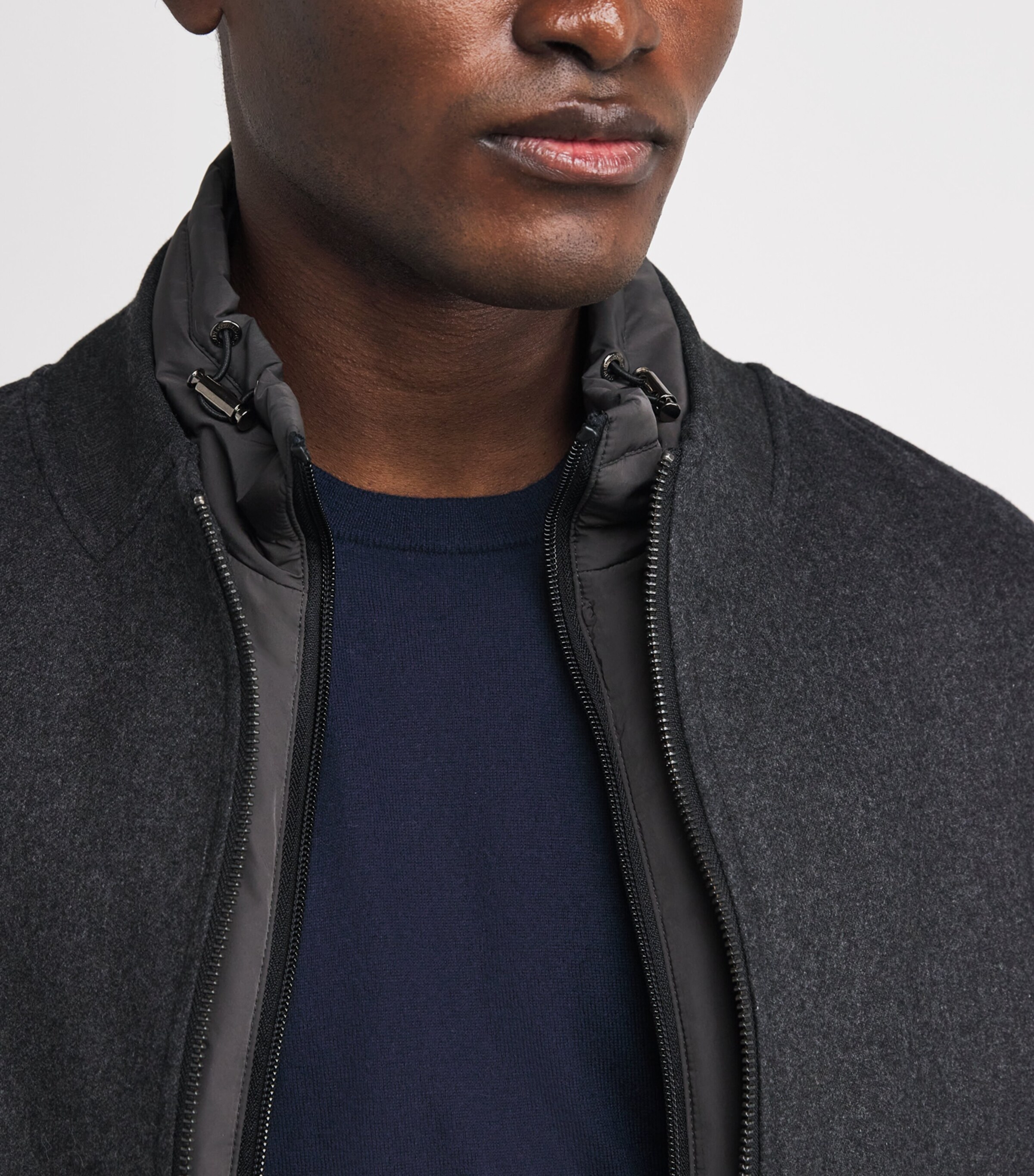 Ralph Lauren Purple Label Mens Cashmere Crew-Neck Sweater Navy Image 6