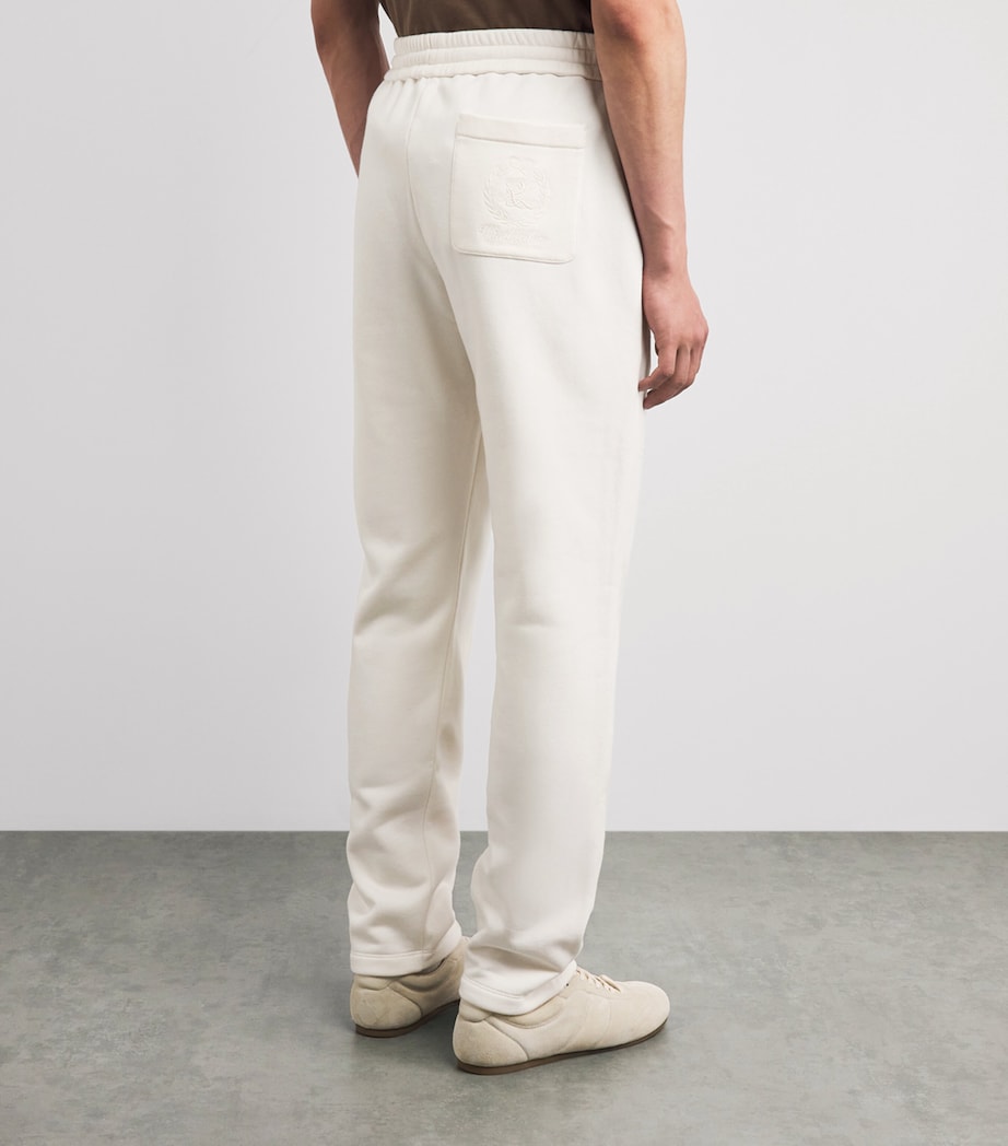 Ralph Lauren Purple Label Mens x Wimbledon Cotton-Cashmere Sweatpants Cream Image 5