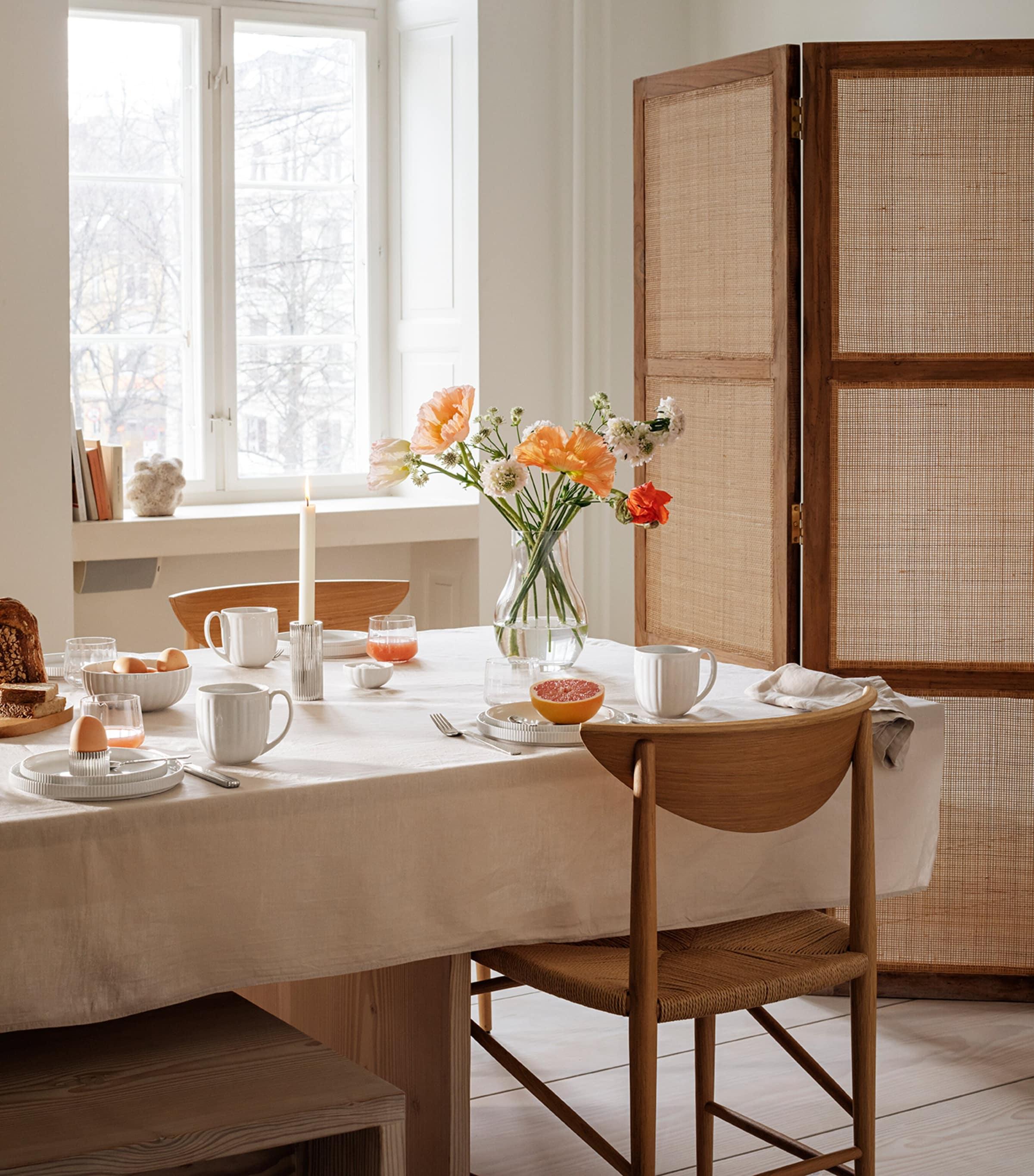 Porcelain Berndadotte Petit Bowl (Set of 2) WHITE Image 2