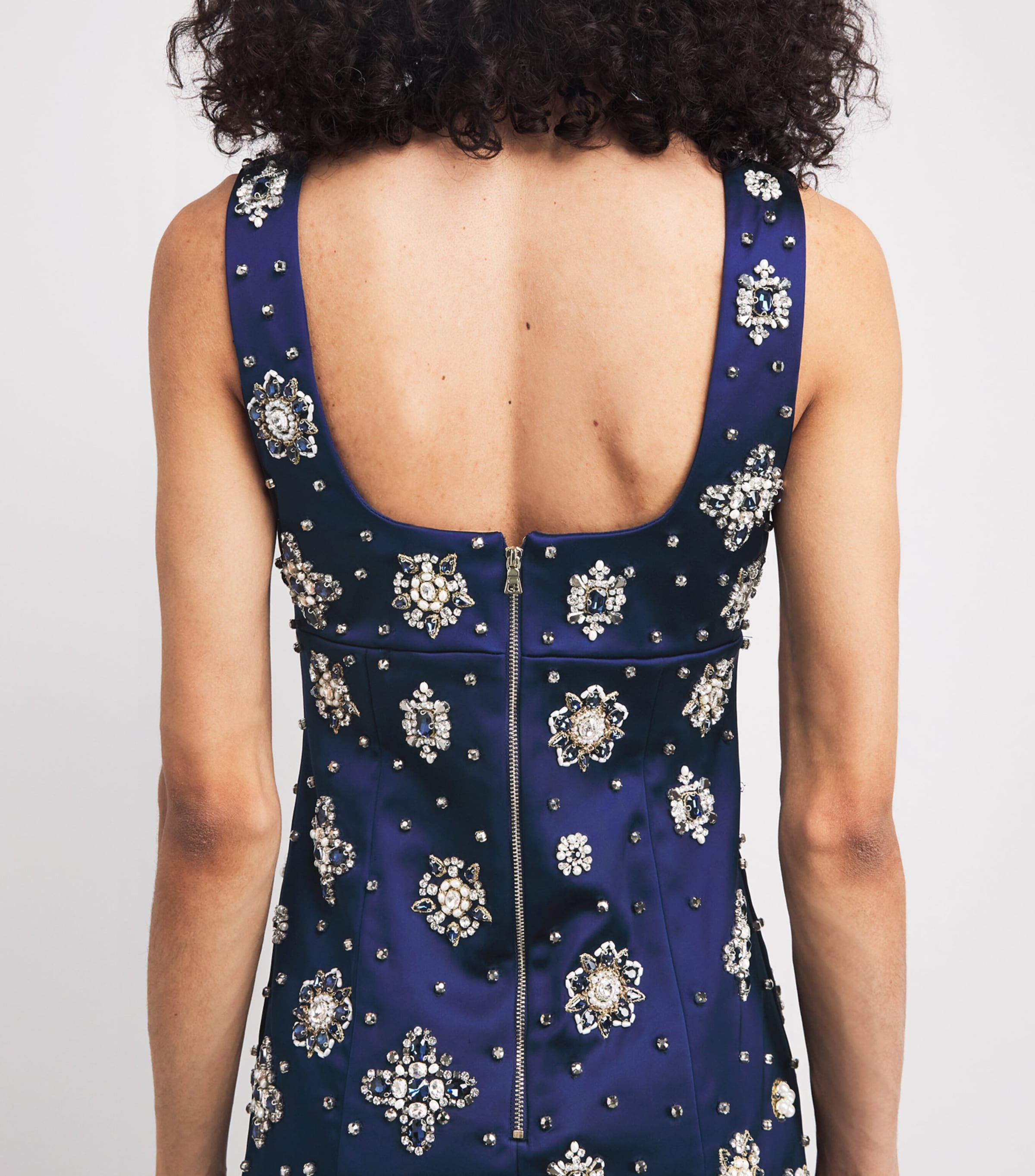 Embellished Mandy Mini Dress B401 MIDNIGHT BLUE Image 6