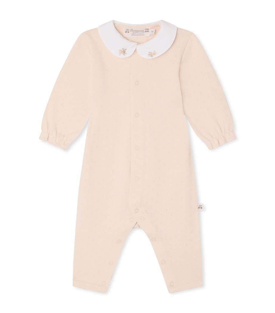 Bonpoint Cotton All-In-One (1-18 Months) Rose Petale Image 1