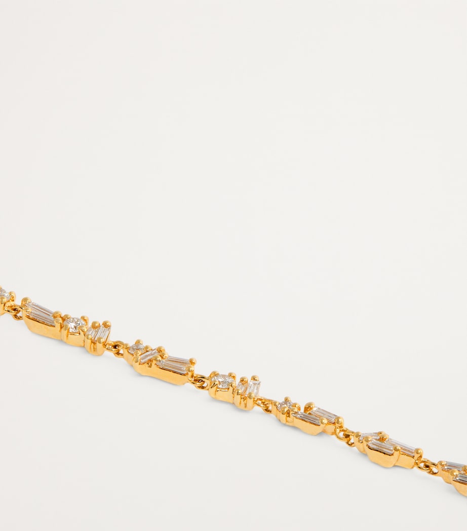 Suzanne Kalan Yellow Gold and Diamond Sparkler Bracelet Yg/wd Image 3