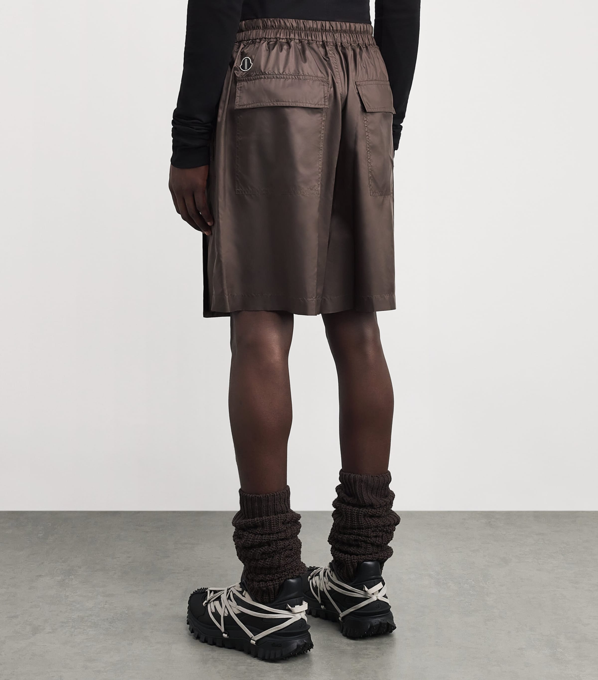 x Moncler Temple Kilt Shorts 828 - DARK DUST Image 4
