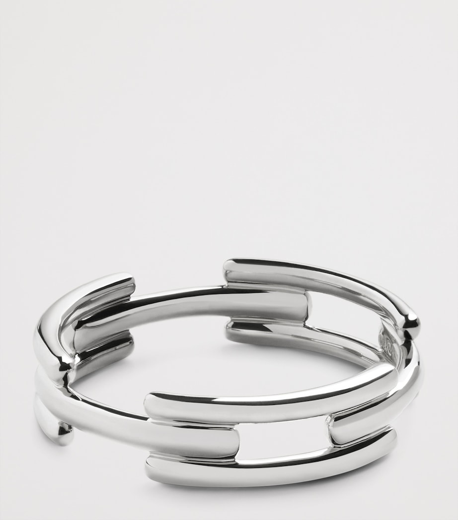 Sterling Silver Signature Link Ring STERLING SILVER Image 2