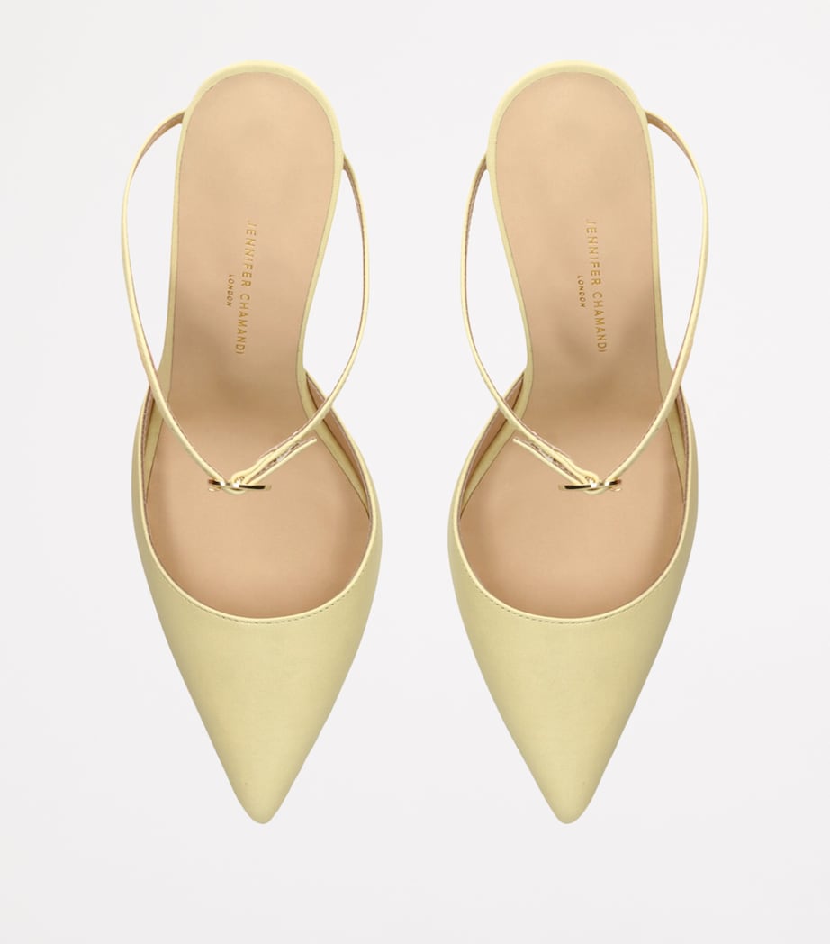 Leather Giuseppe Mules 85 YELLOW Image 4