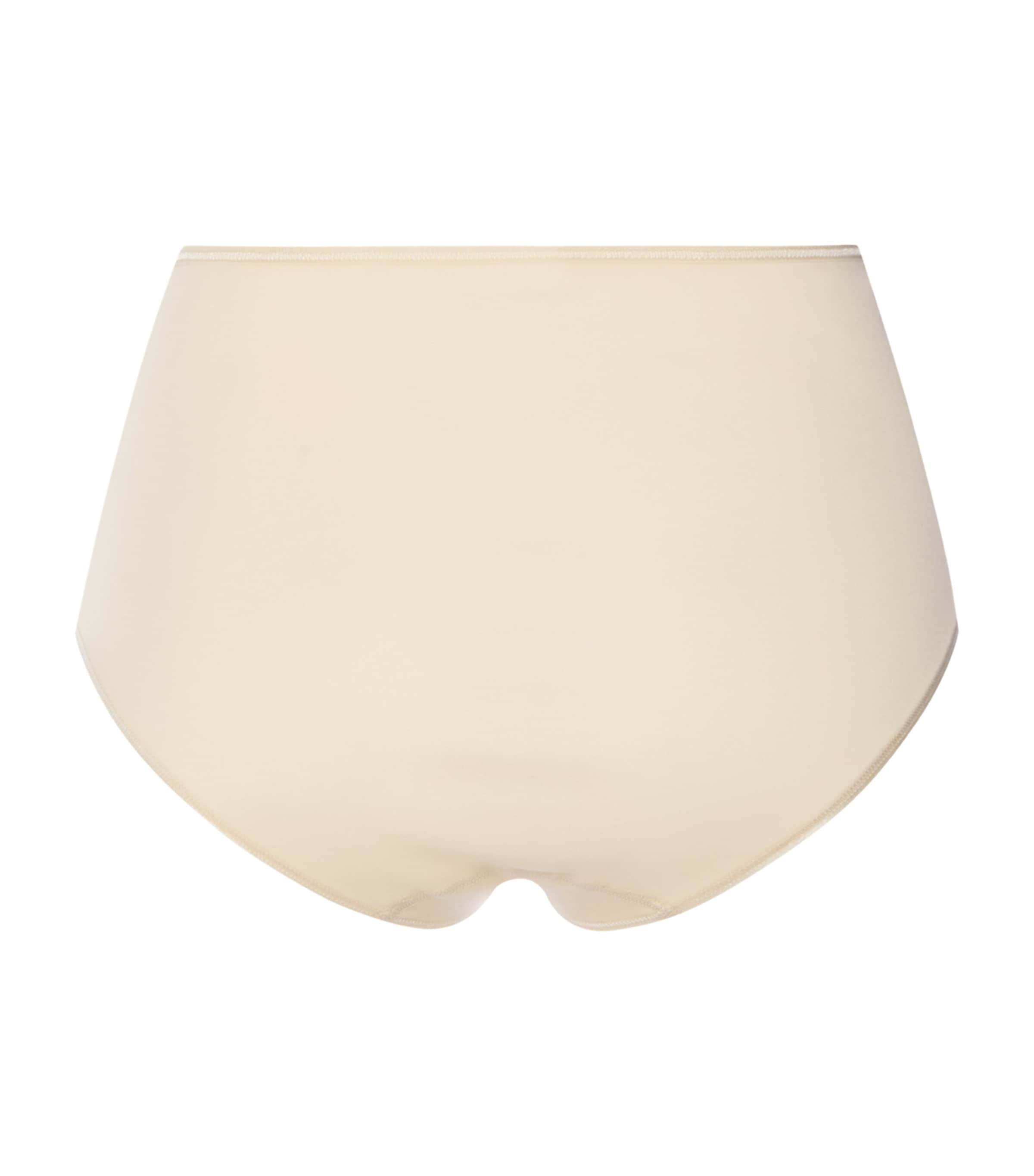 Hanro Womens Cotton Seamless Maxi Briefs Summer Sand Image 5