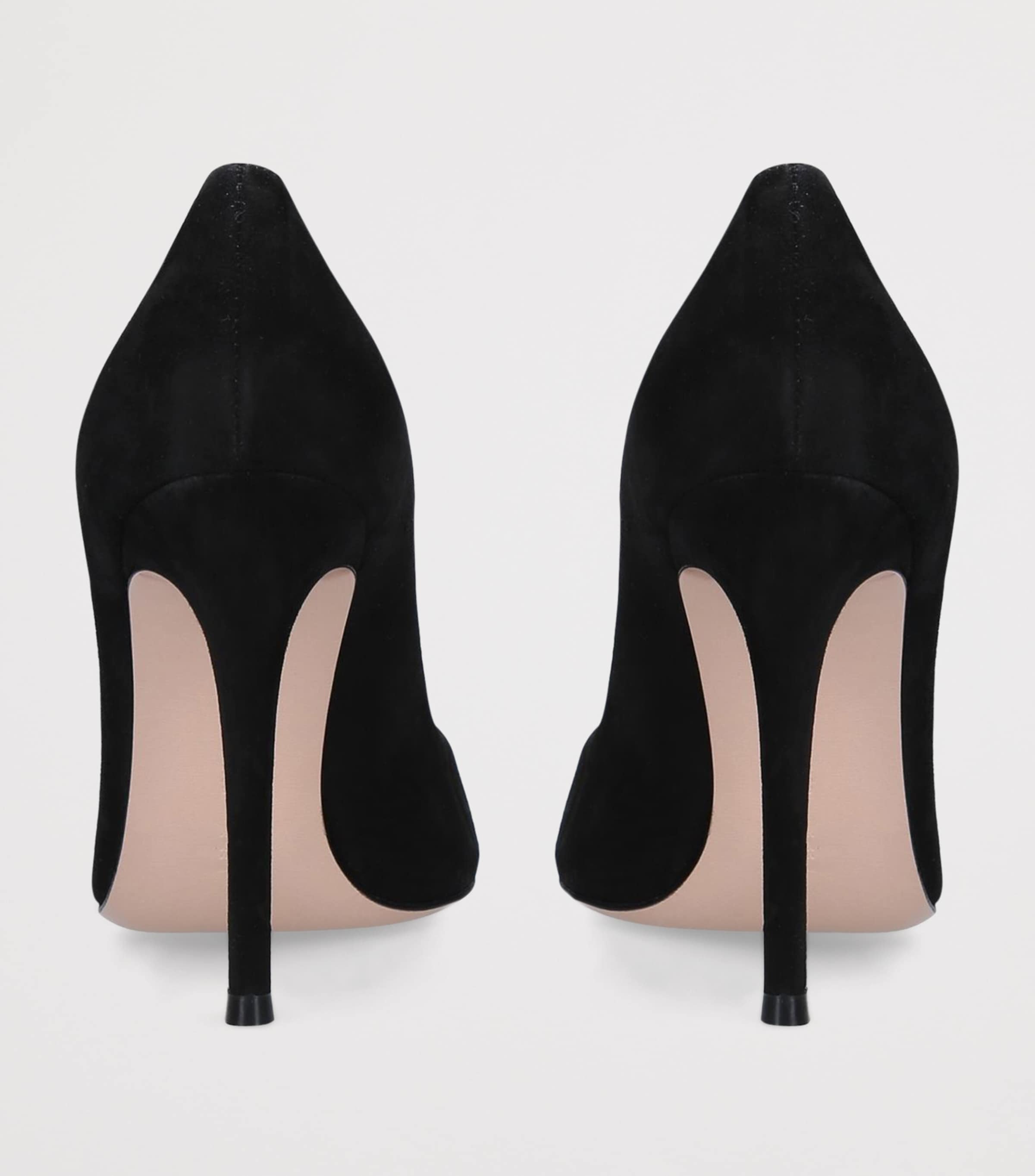 Suede Gianvito Pumps 105 BLACK Image 2