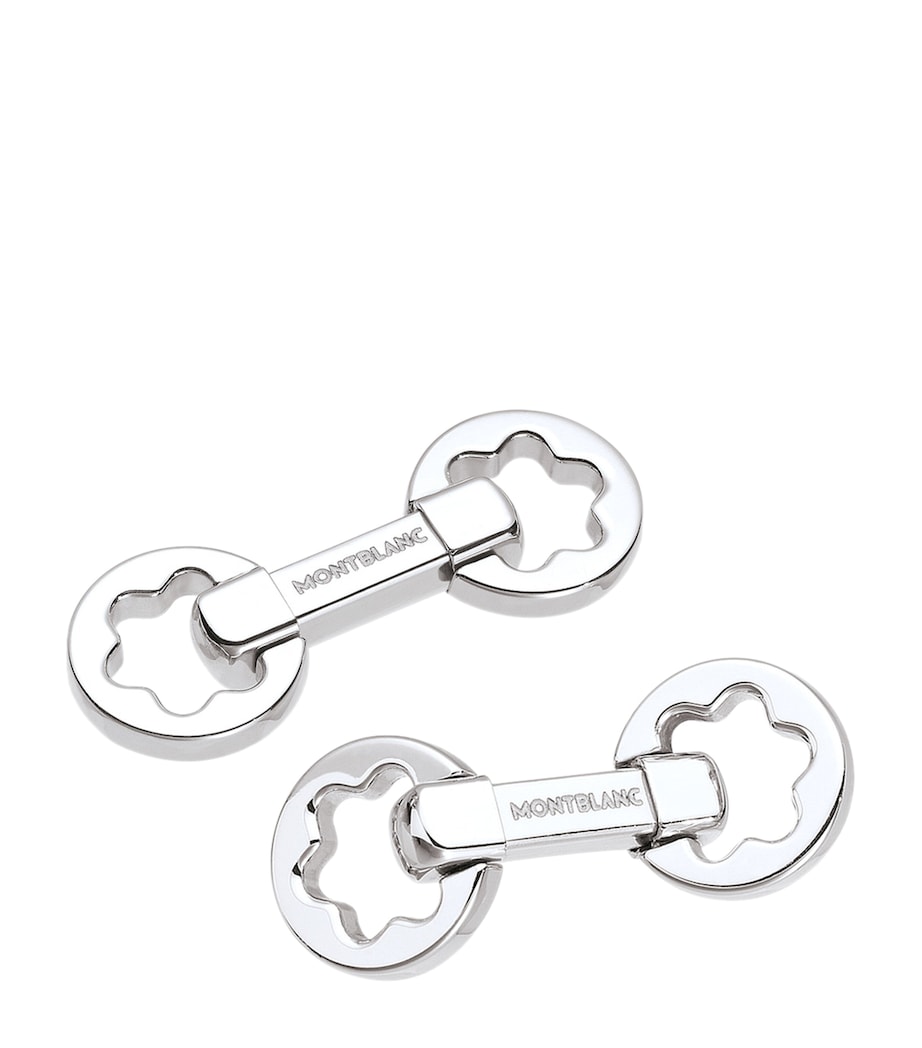 Montblanc Stainless Steel Heritage Cufflinks Silver Image 1