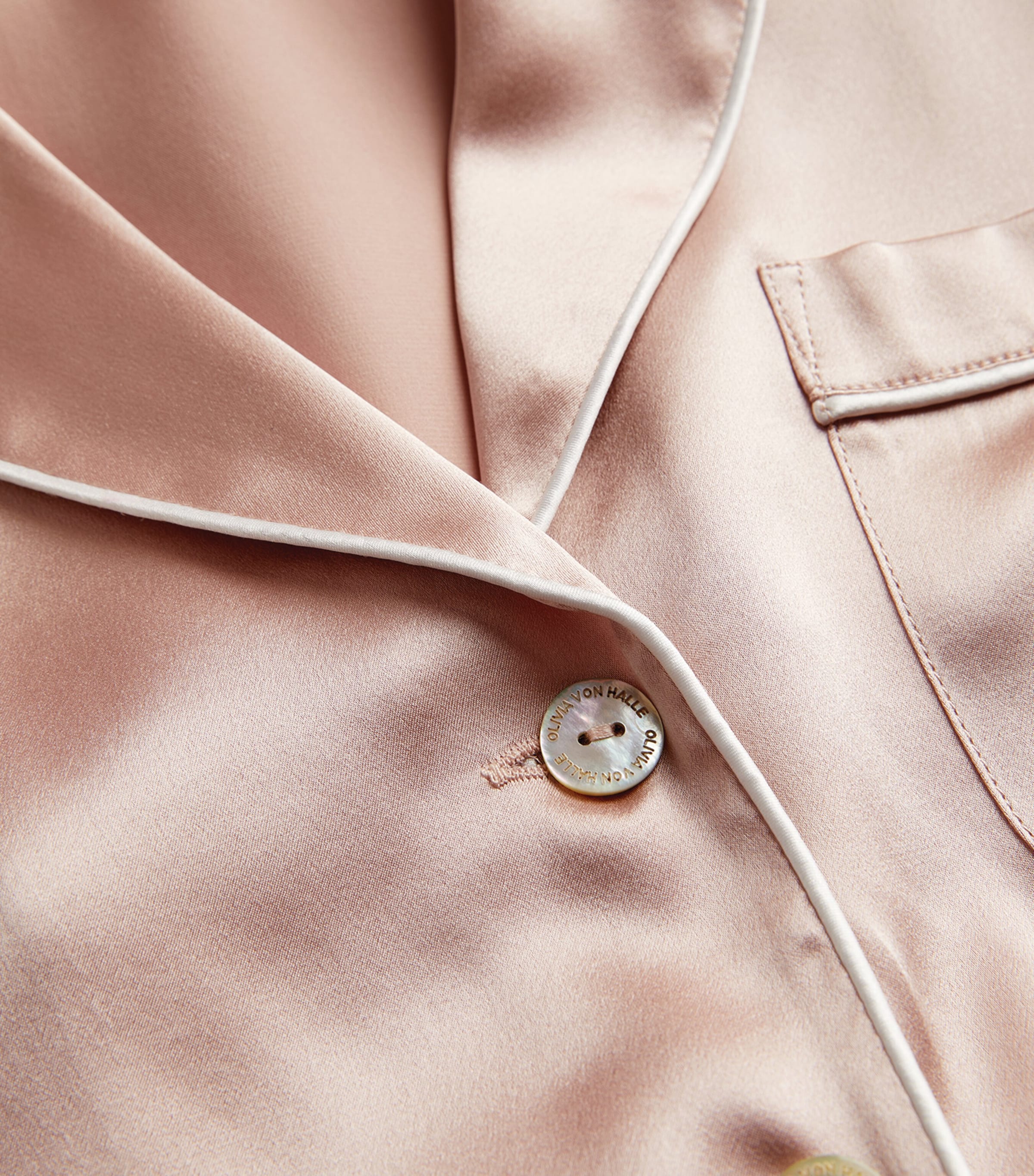 Silk Coco Pyjama Set OYSTER IVORY Image 5