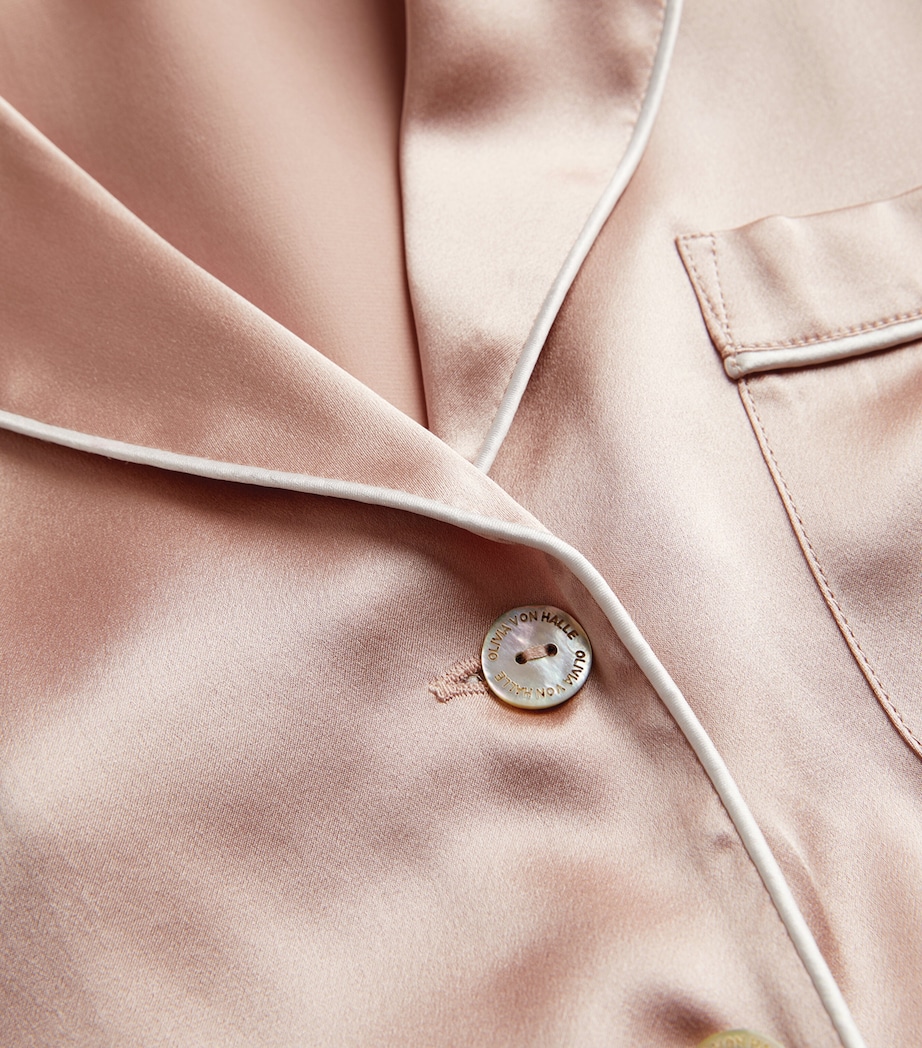 Silk Coco Pyjama Set OYSTER IVORY Image 5