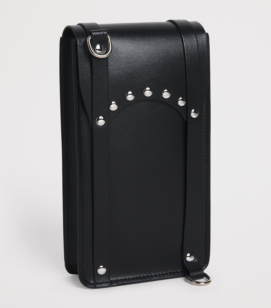 Mini Leather Bondage Cross-Body Bag BLACK-N401 Image 3