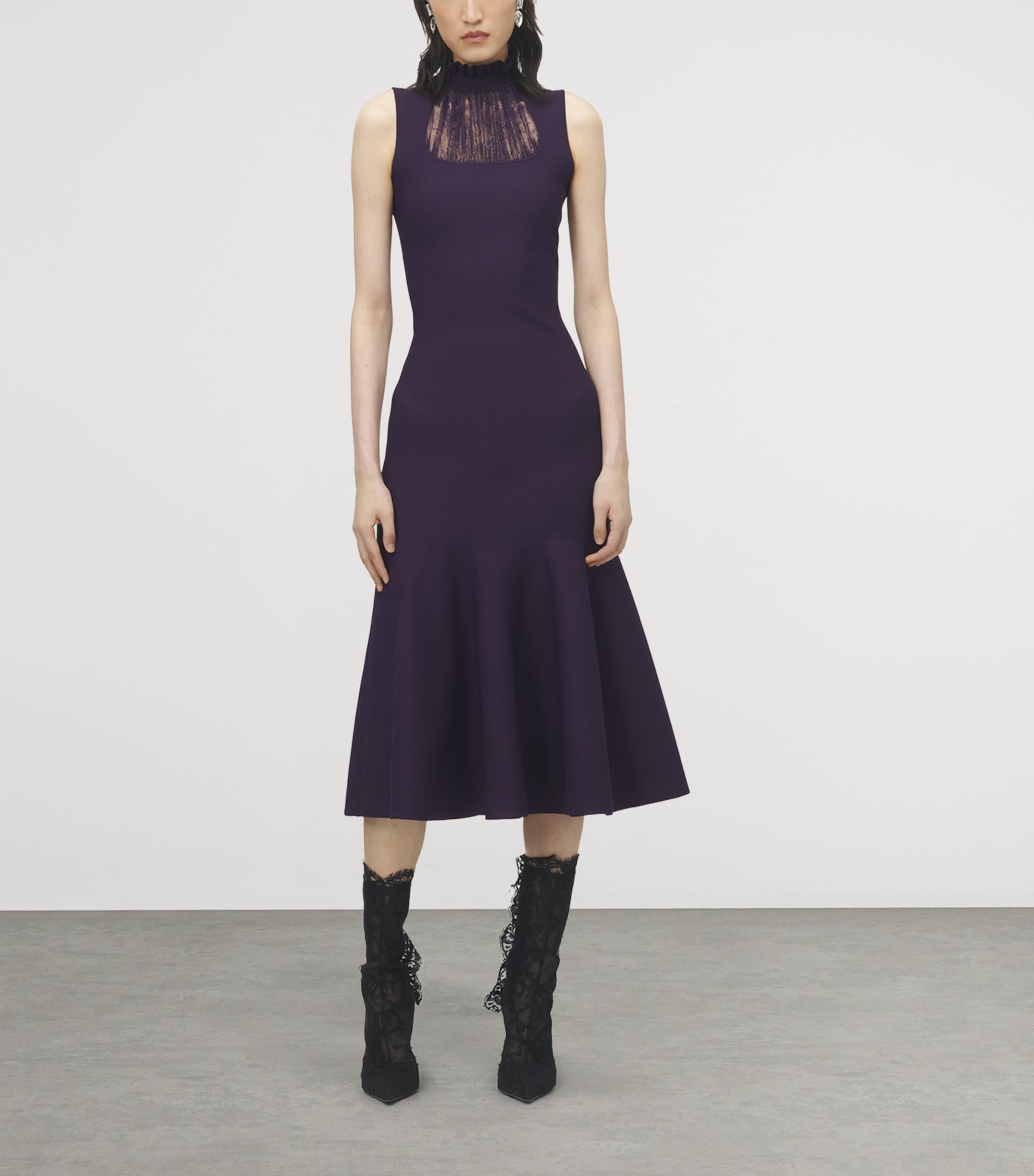 Fringe-Detail Midi Dress 5144 Image 2