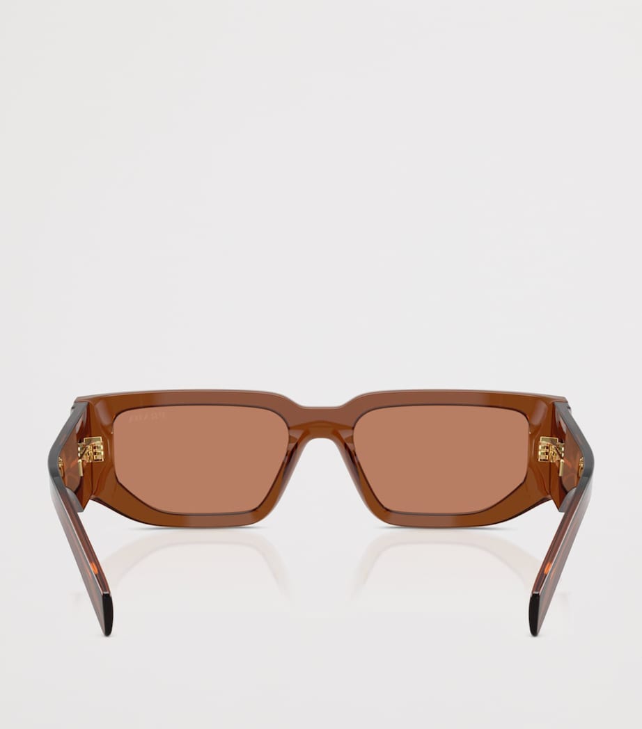 Prada Rectangle Sunglasses Brown Image 3