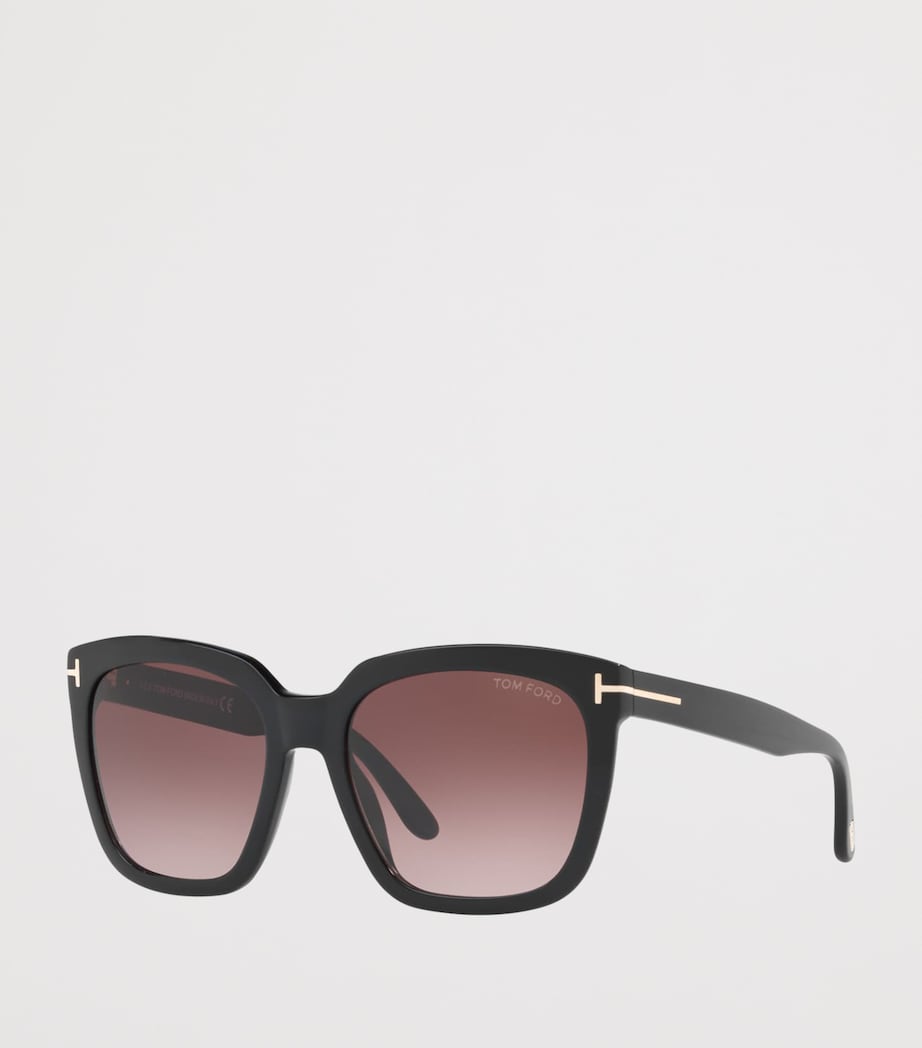 TOM FORD Acetate Amarra Square Sunglasses Black Image 2