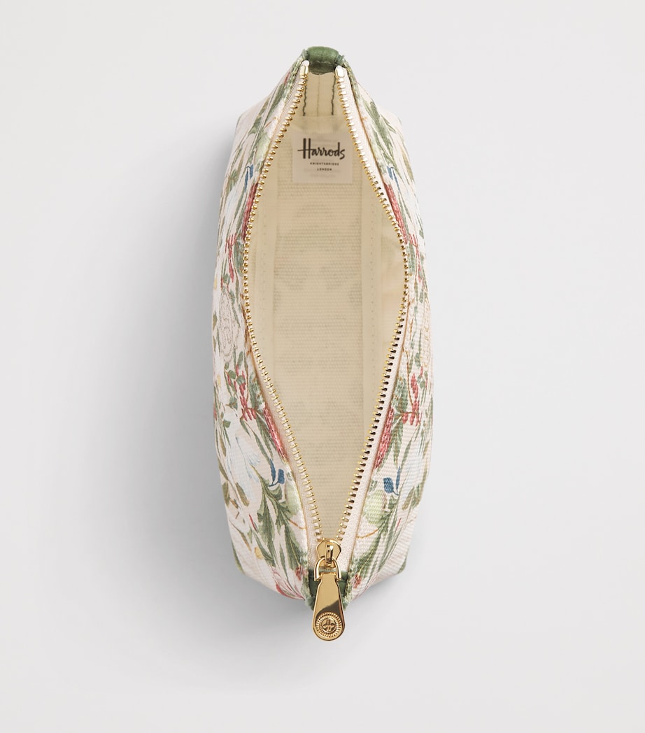 Harrods Small Partridge Cosmetic Bag Neutral Image 3