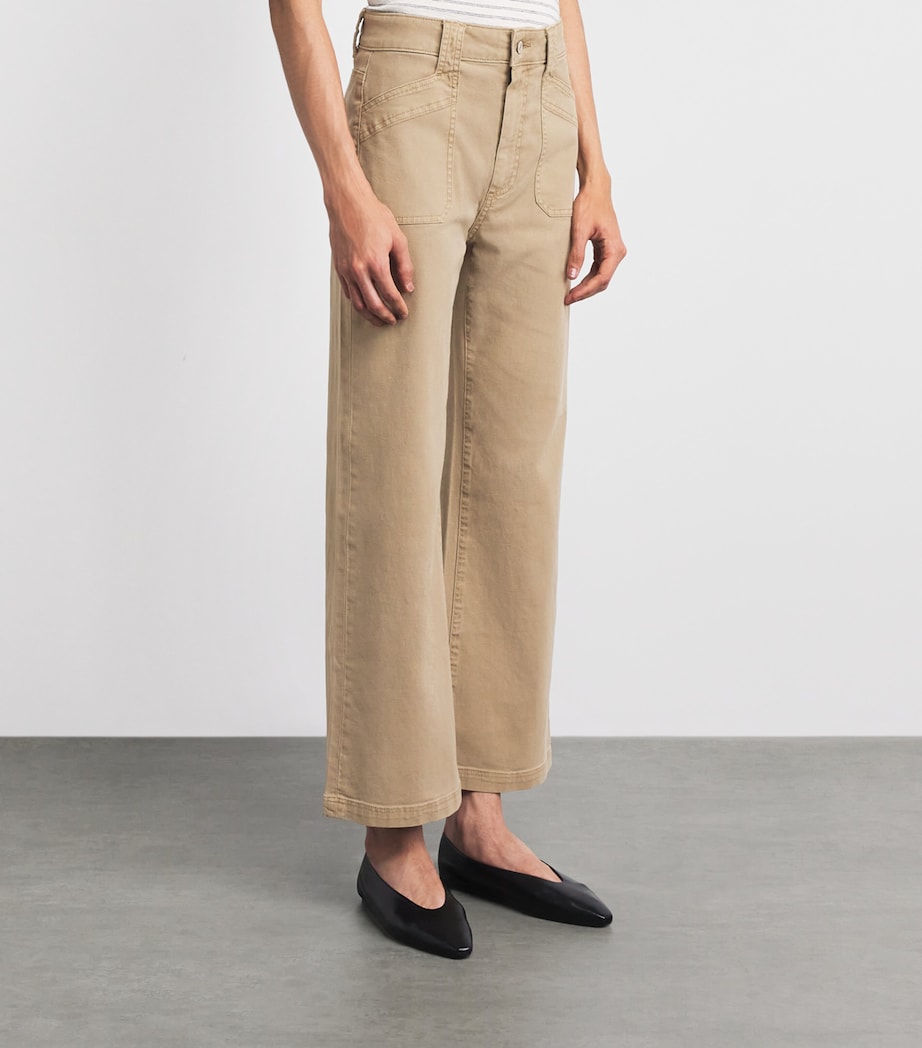 PAIGE Womens Ari Bootcut Jeans Vintage Beechwood Image 4