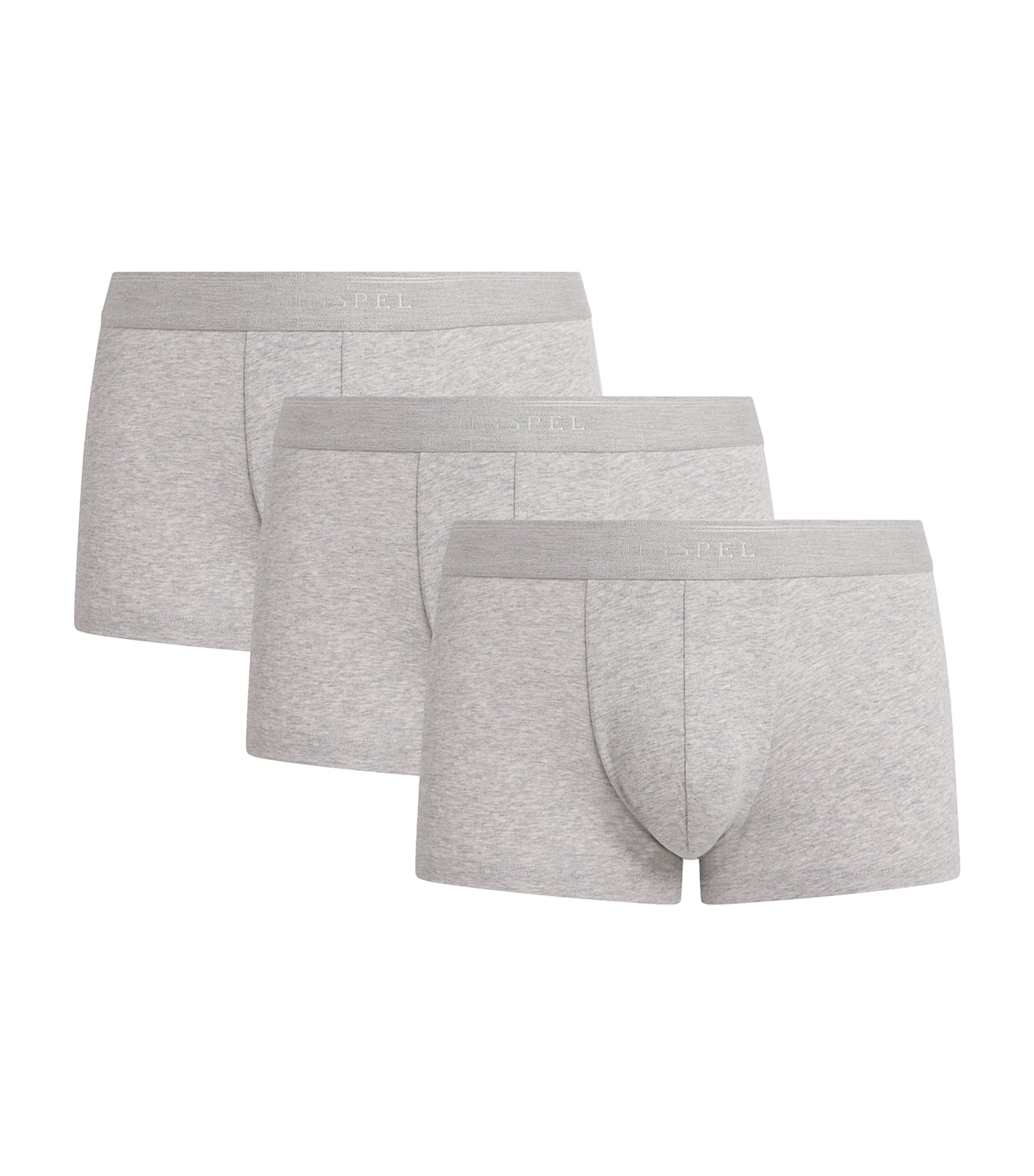 Sunspel Stretch-cotton Trunks In Gray