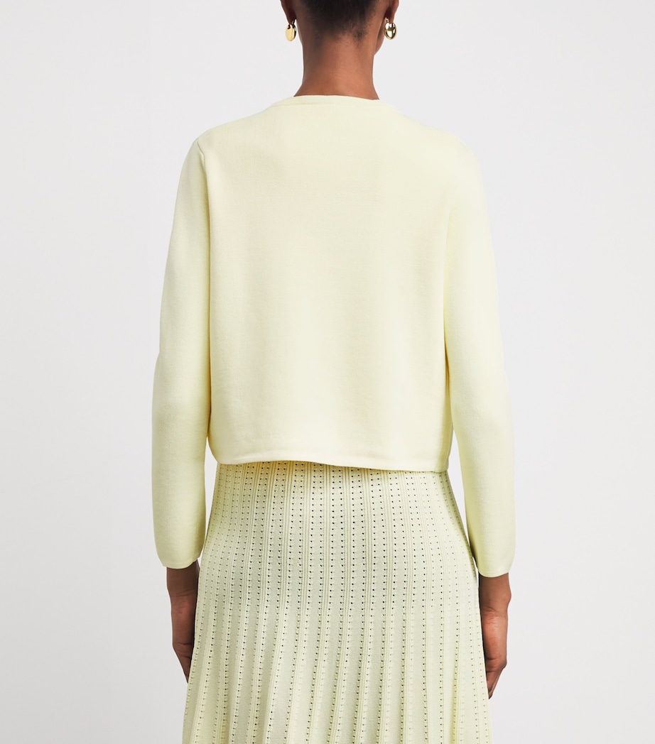 Edeline Lee Womens Knitted Open Cardigan Lem/lemon Image 5