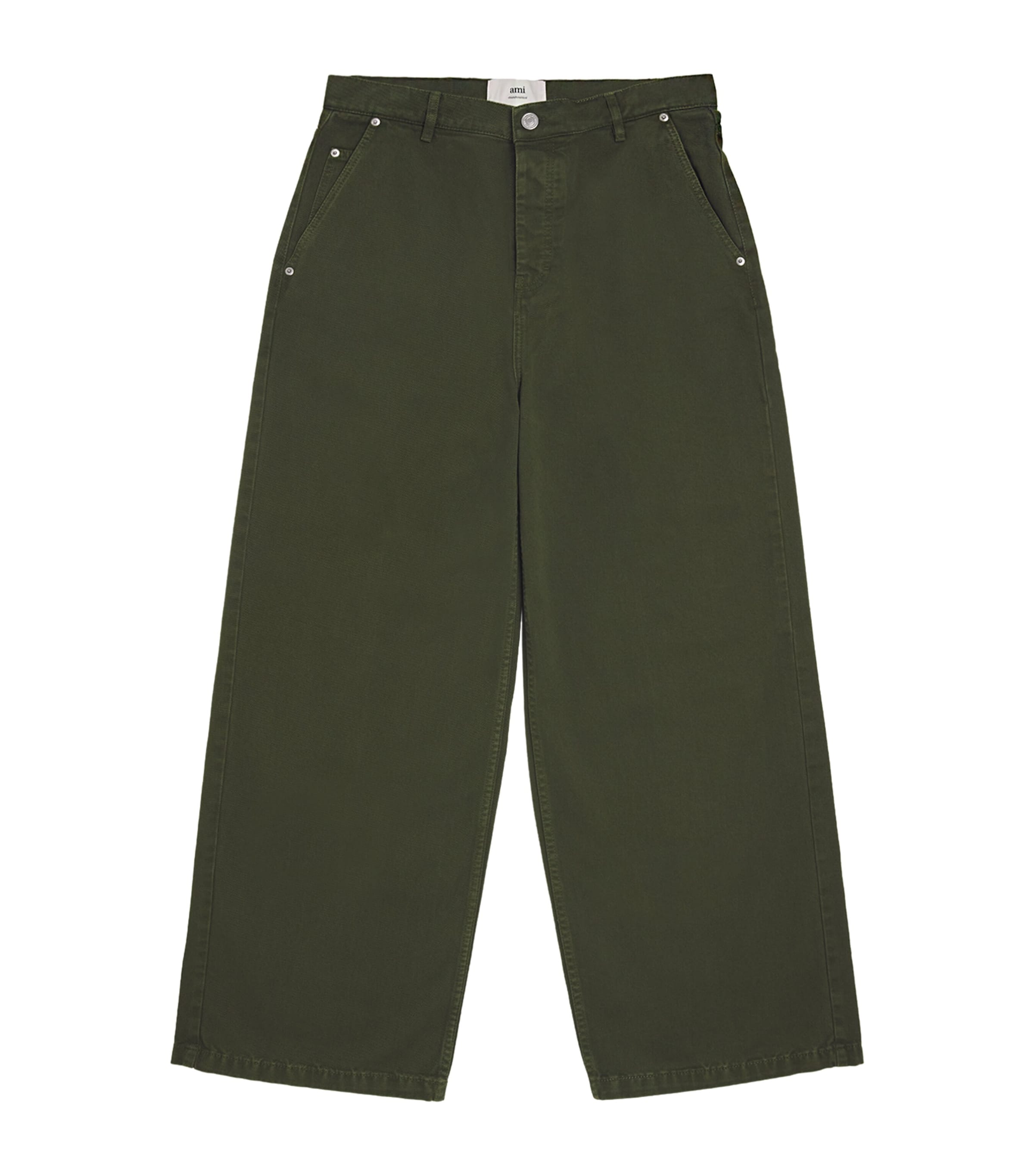 AMI Paris Mens Wide-Leg Jeans Image 1