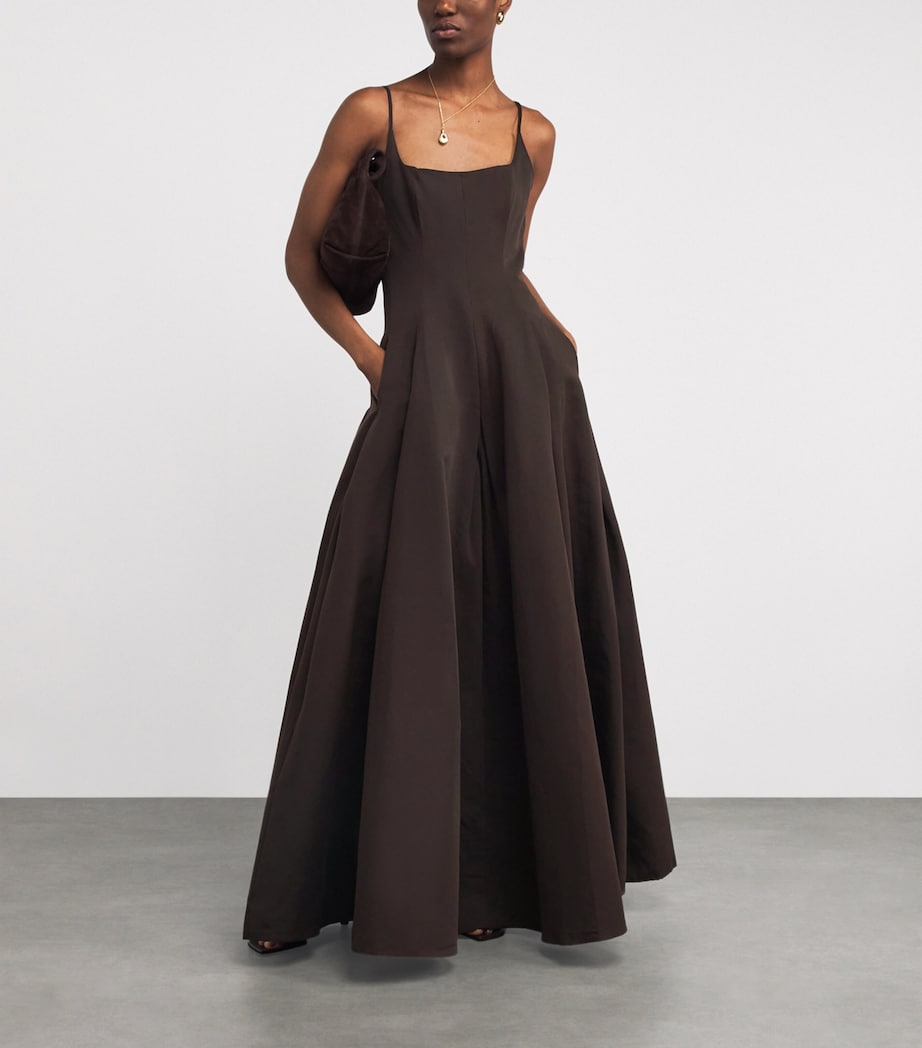 Cotton-Blend Joy Maxi Dress EARTH Image 2