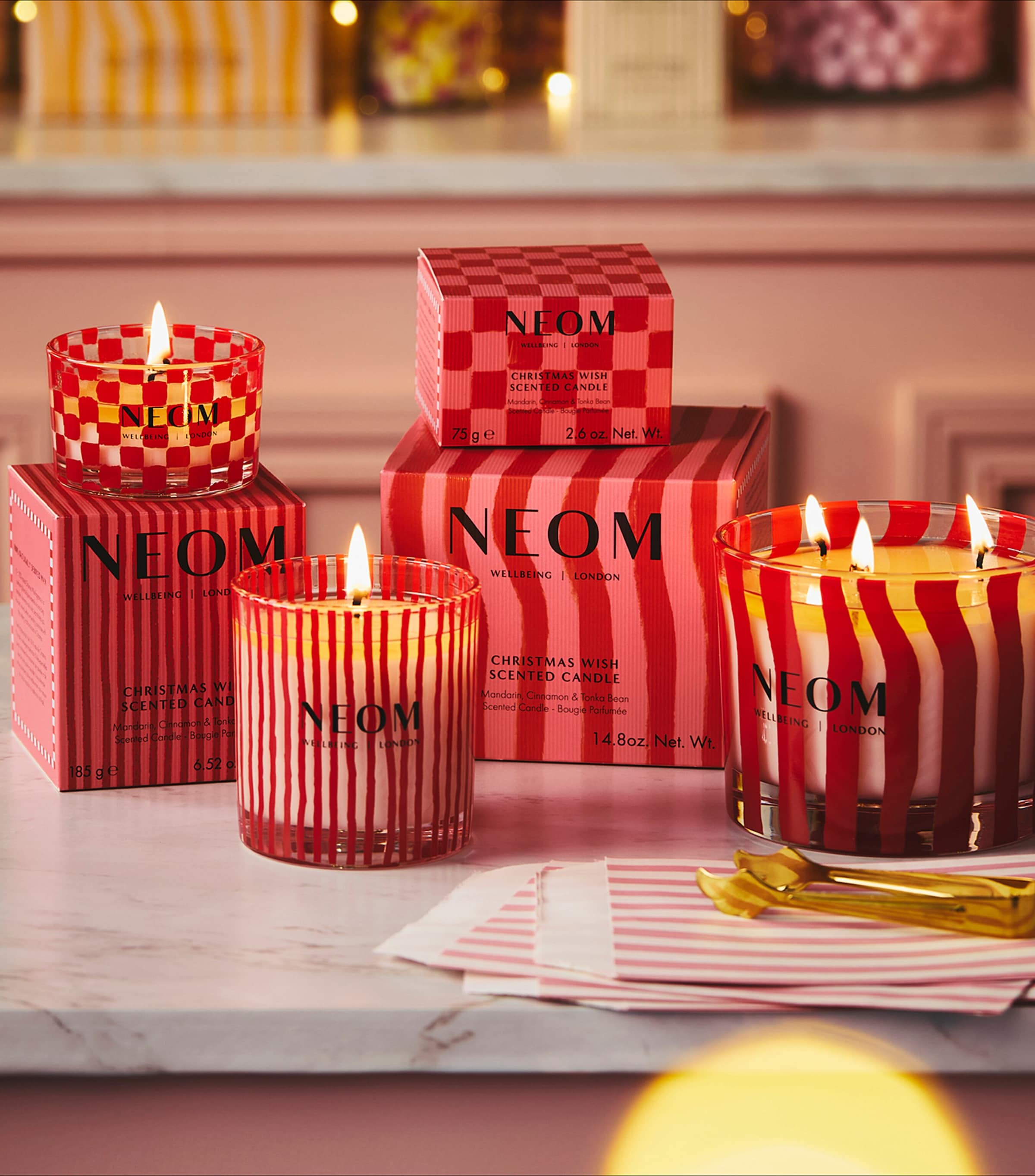NEOM Christmas Wish Candle (420g) | Harrods AM