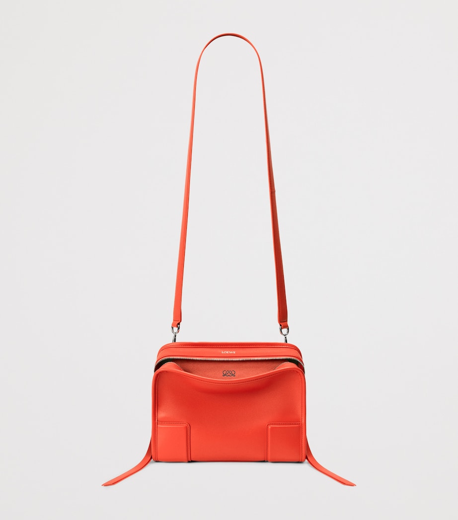 LOEWE Small Leather Amazona 180 Top-Handle Bag Sunrise Orange Image 10