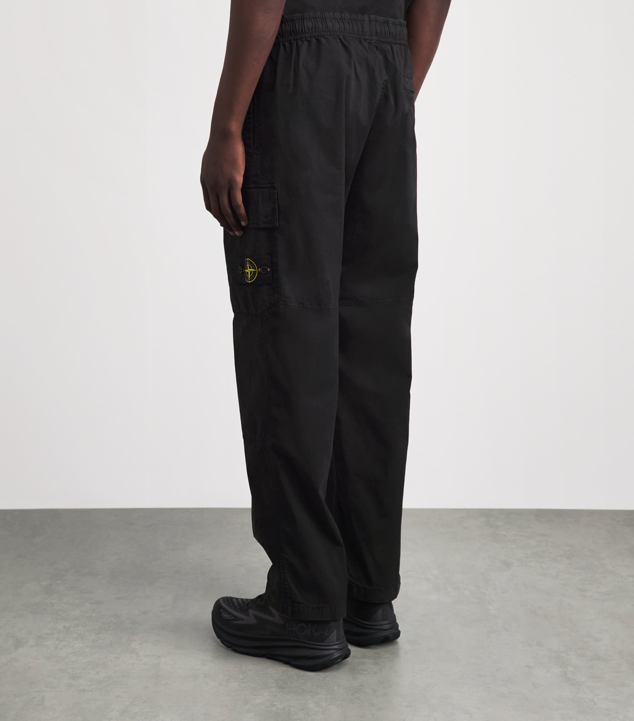 Stone Island Mens Stretch Organic Cotton Cargo Trousers Image 5