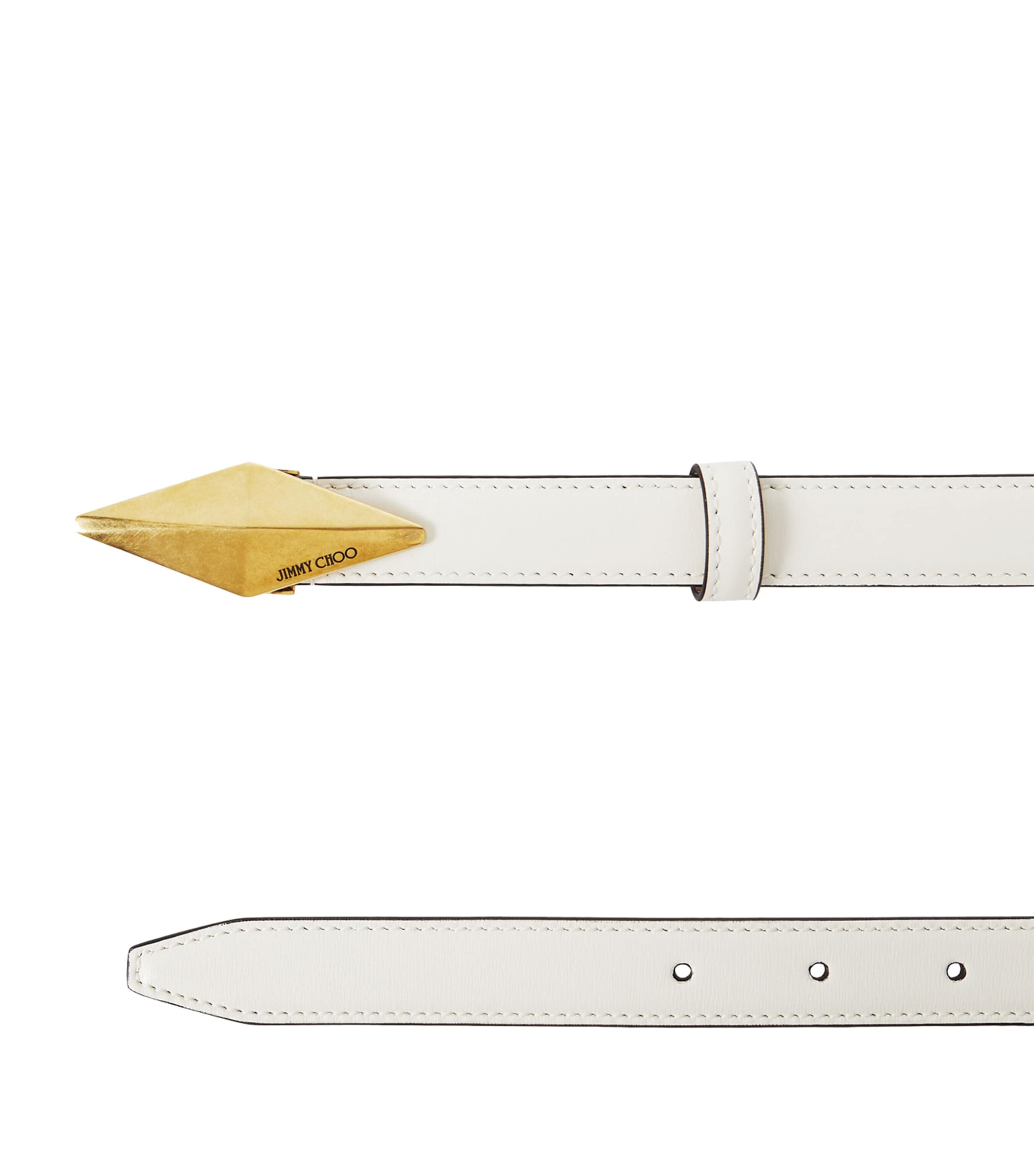 Diamond Clasp Belt LATTE/GOLD Image 4