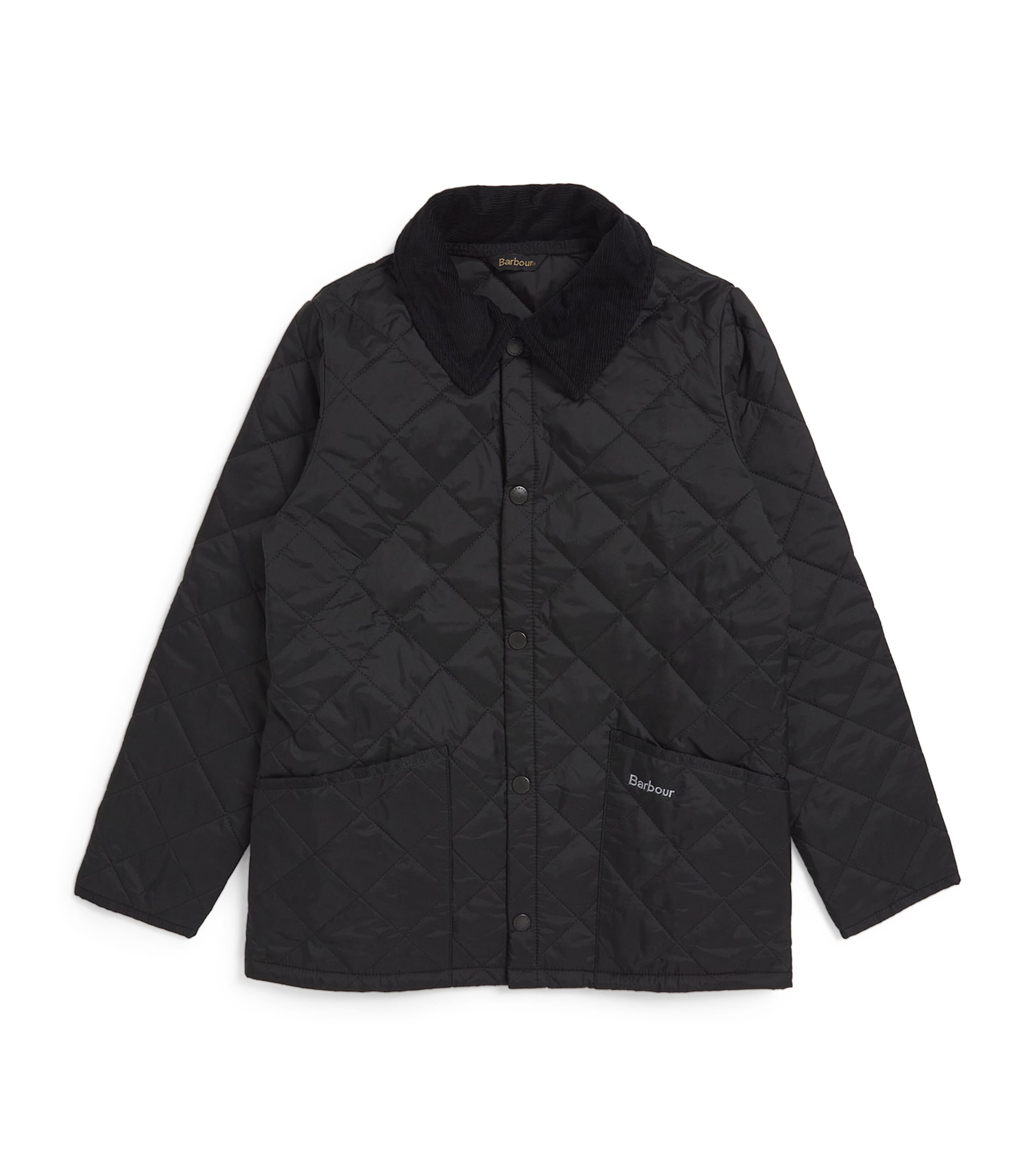 Barbour Kids' Quilted Liddesdale Jacket In Black