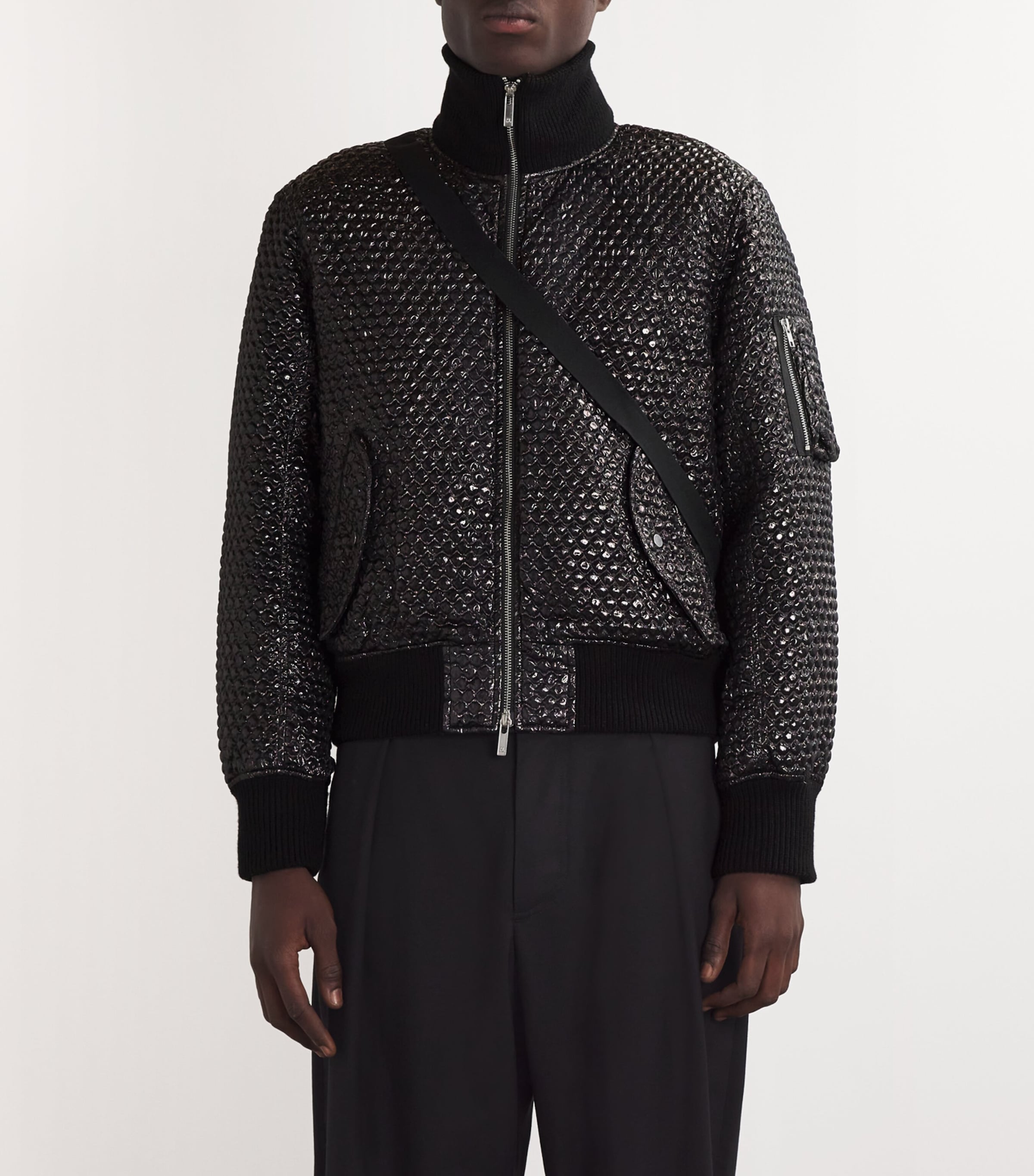 Helmut lang 24ss seatbelt bomber Helmut Lang Bubble Wrap Seatbelt