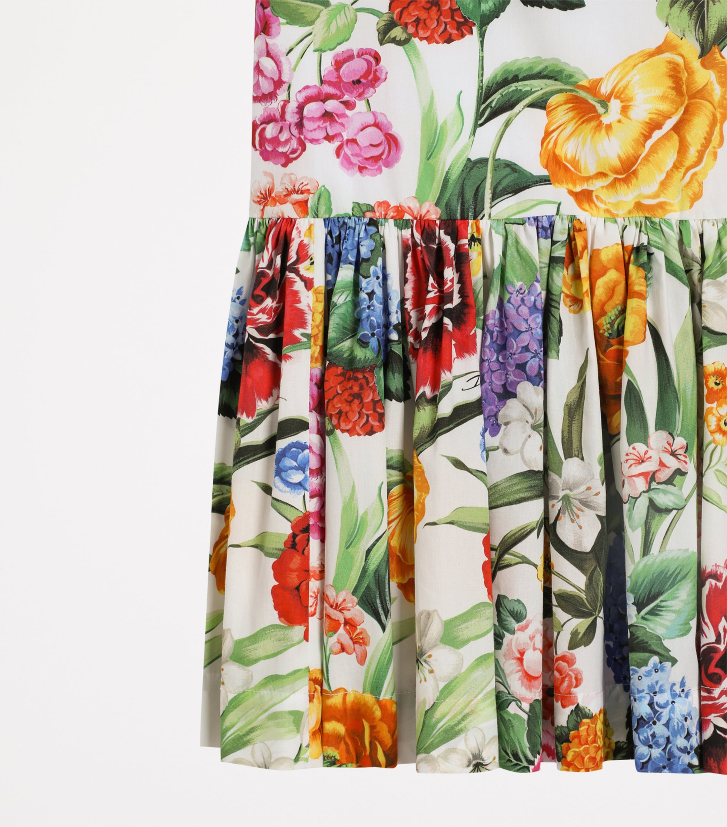 Cotton Floral Dress (8-12+ Years) HA5KU-MIX FIORI Image 3