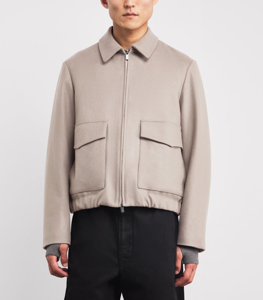 Virgin Wool-Blend Jacket 530 SASSO Image 3