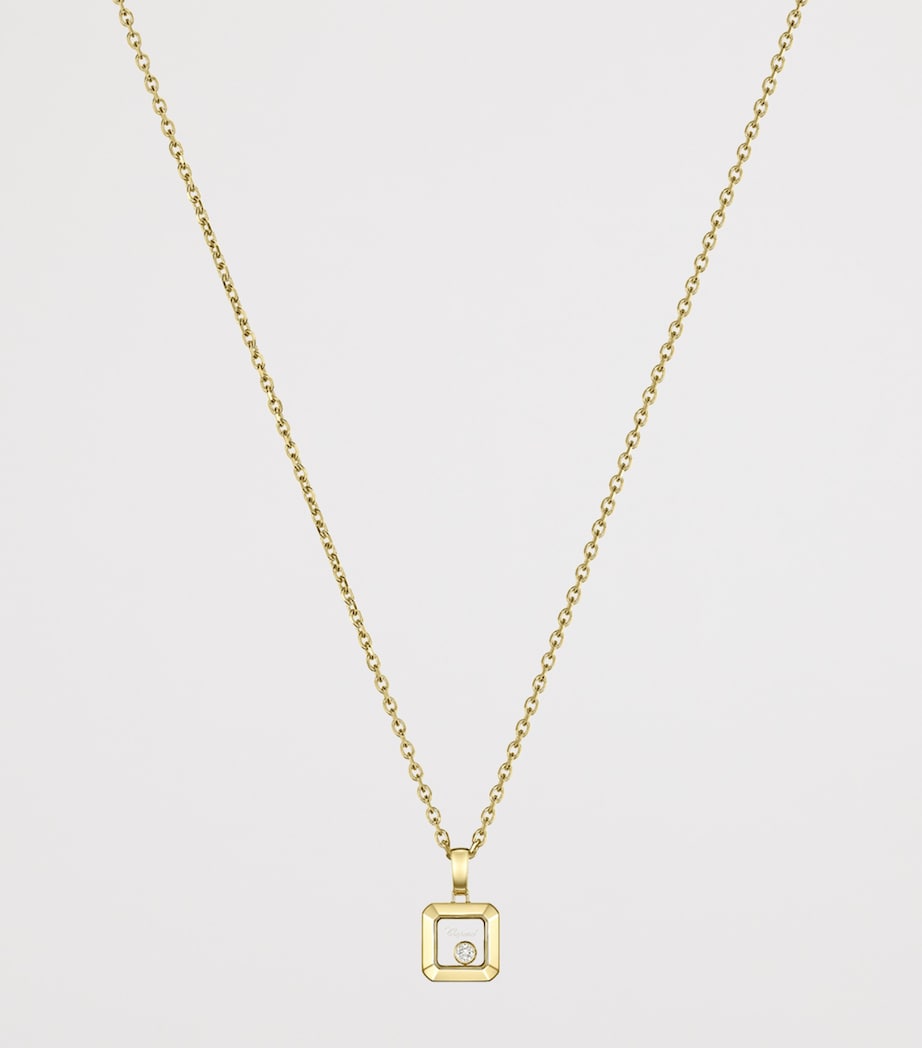 Yellow Gold and Diamond Happy Diamonds Icons Necklace 18K YELLOW GOLD Image 2