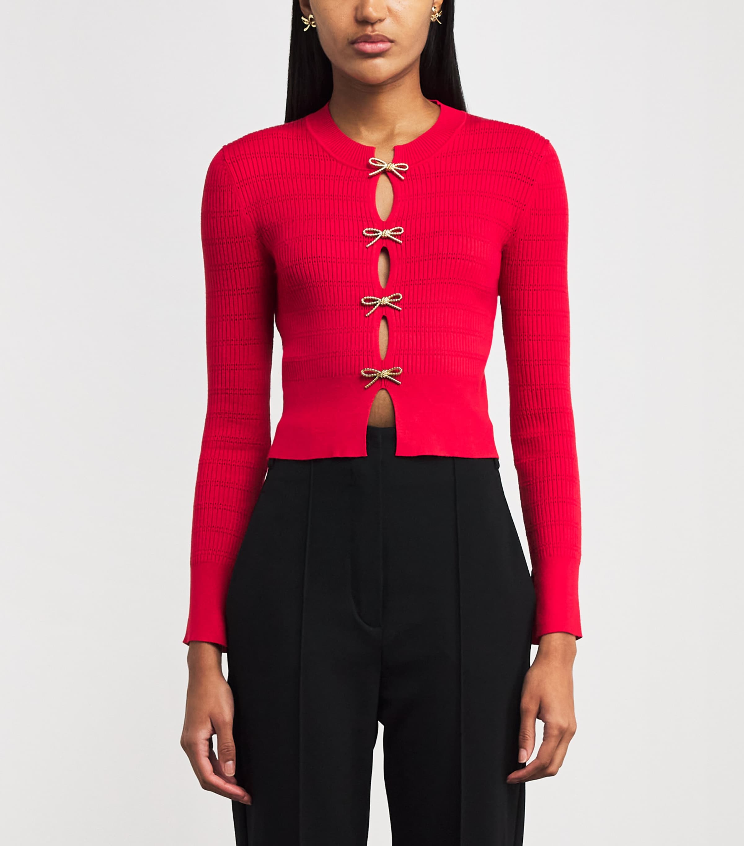 Embellished Sweater RED Image 3