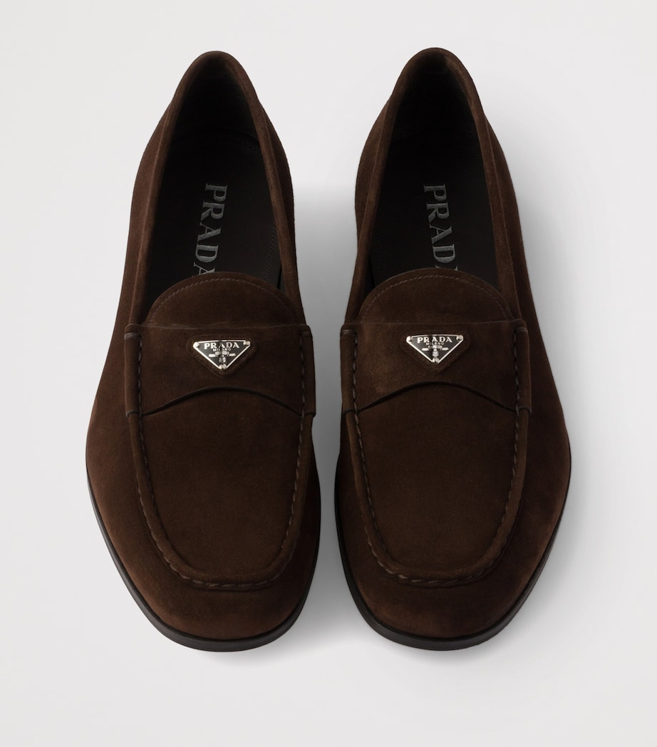 Suede Triangle Loafers F0003 Image 4