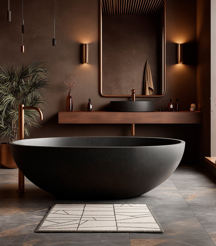 Modest Bath Mat (60cm x 100cm) SILVER Image 2