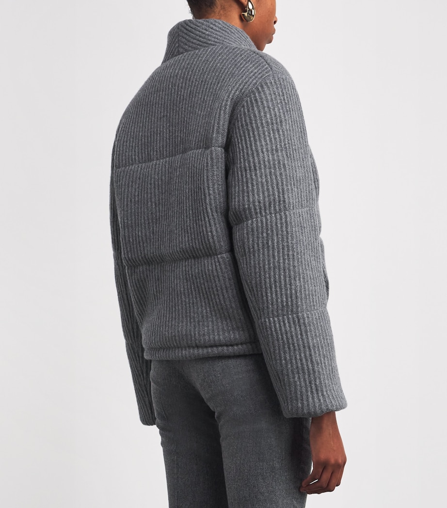 Cashmere Linz Puffer Jacket MIDGREY Image 4