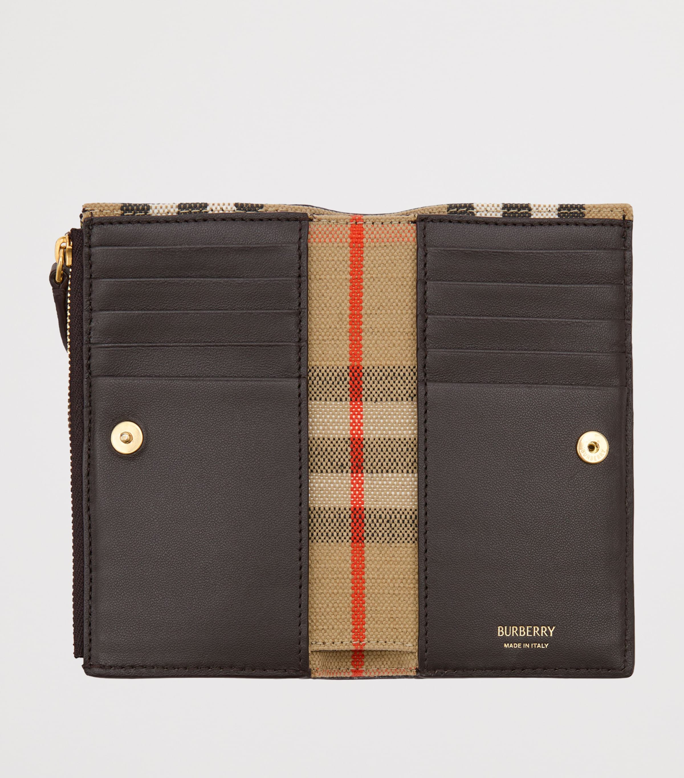 Burberry Medium Leather Bloomsbury Wallet Peat/sand Image 3