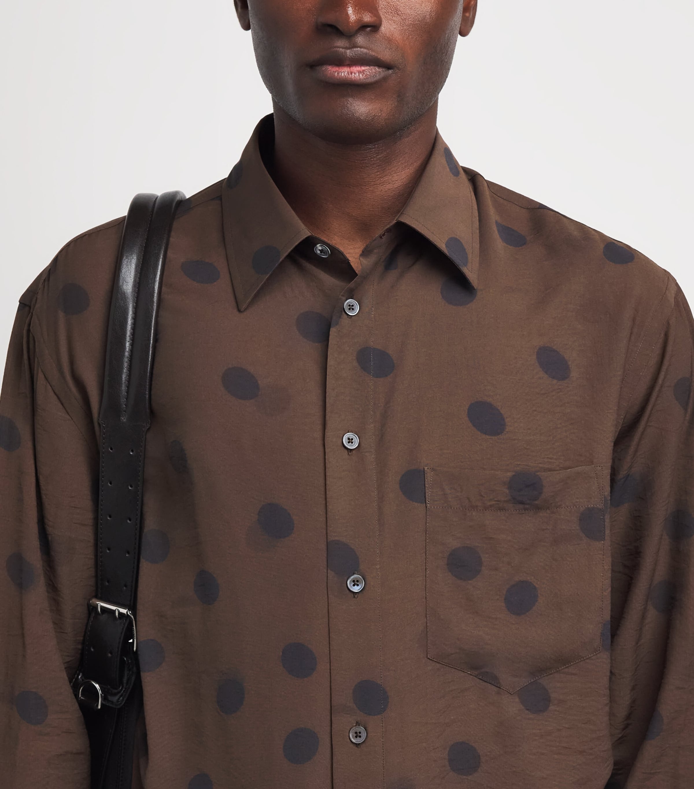 Paul Smith Mens Polka-Dot Shirt Image 3