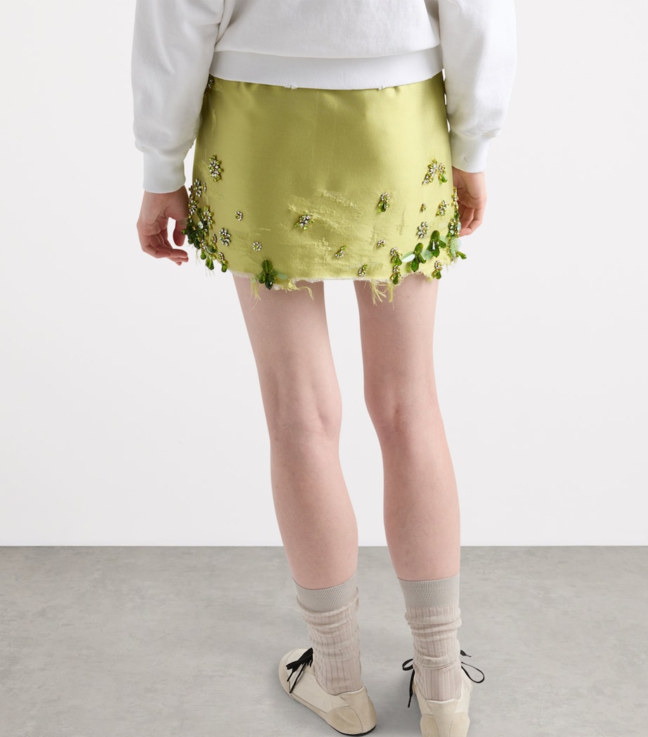 Embellished Mini Skirt F0613 Image 5