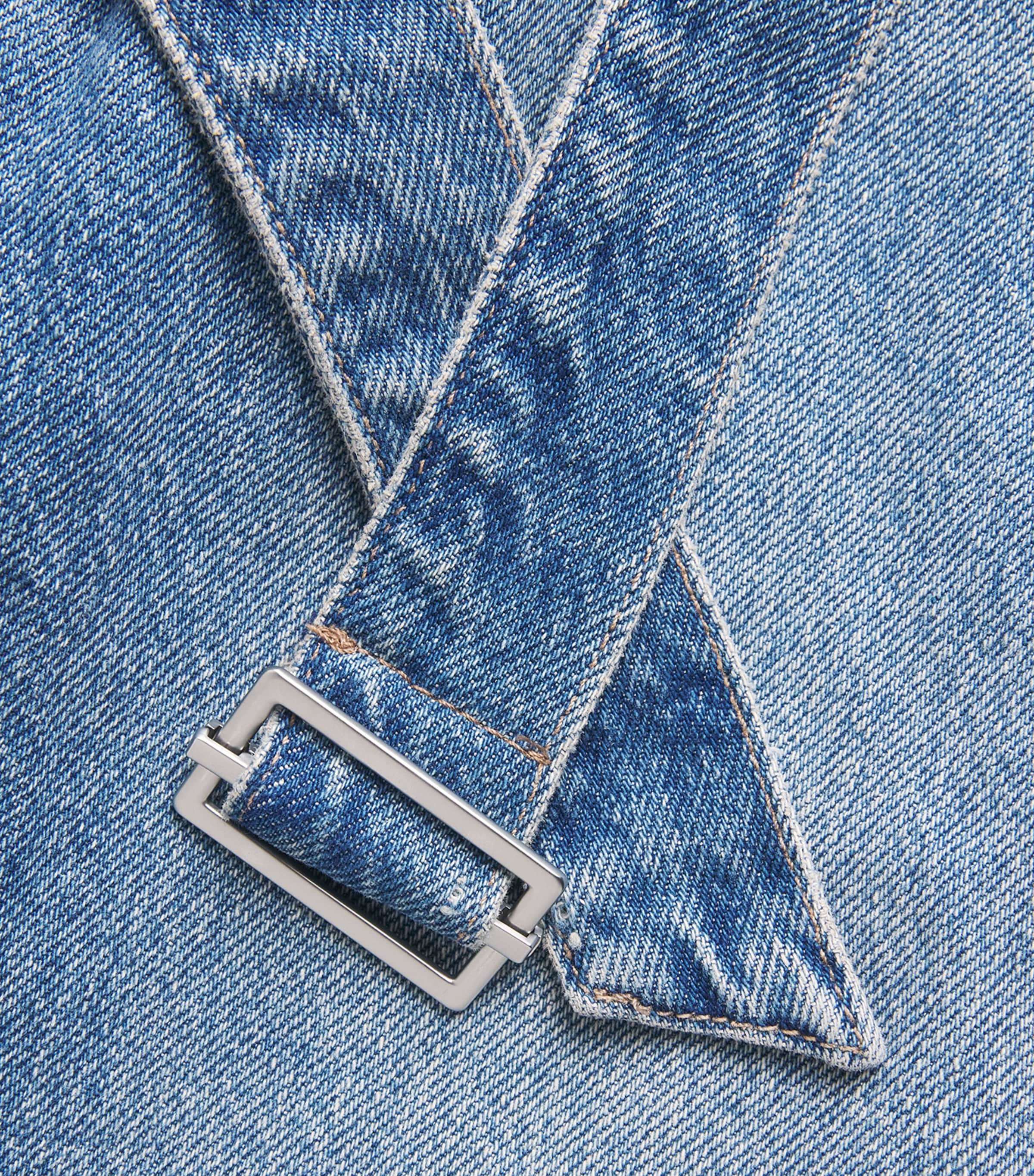 MOTHER Womens Belted The Spoonful Nerdy High-Rise Barrel Jeans Tootsie Image 6