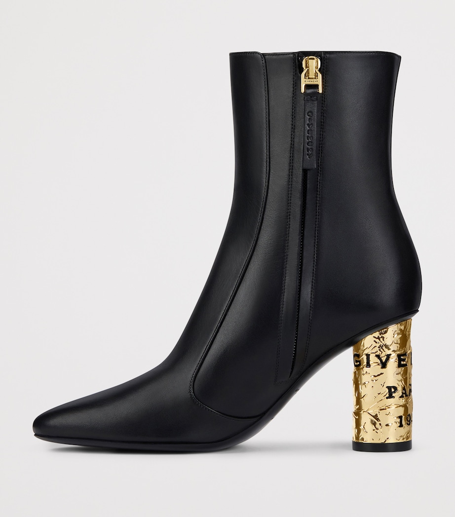 Givenchy Leather Tape Heeled Boots 65 Image 5