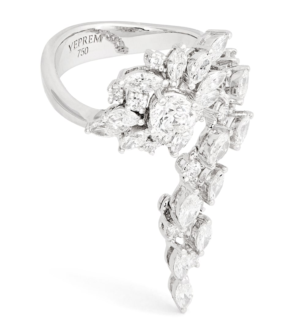 White Gold and Diamond Reign Supreme Ring