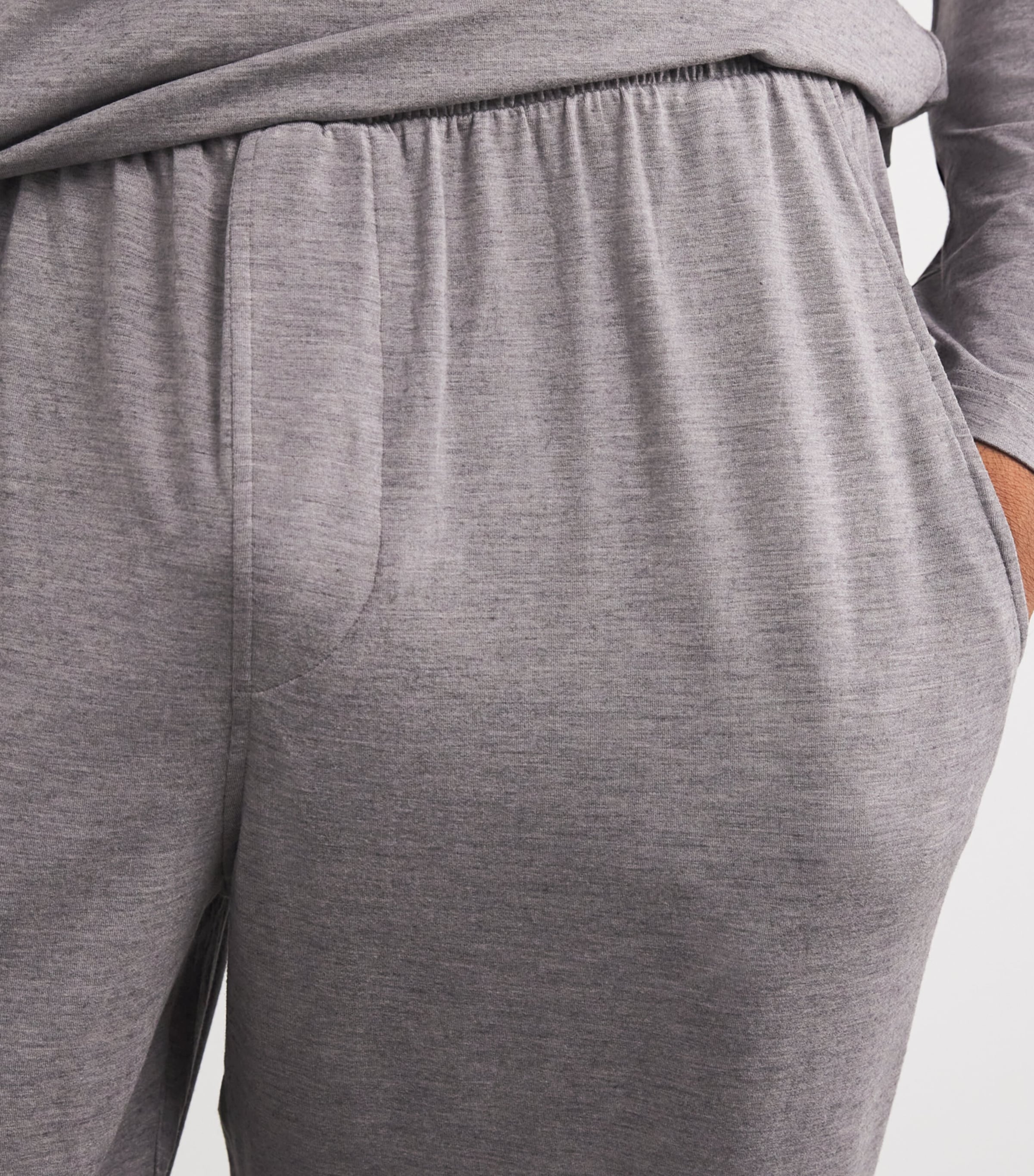 Zimmerli Mens Cosy Comfort Pyjama Set Grey Melange Image 4